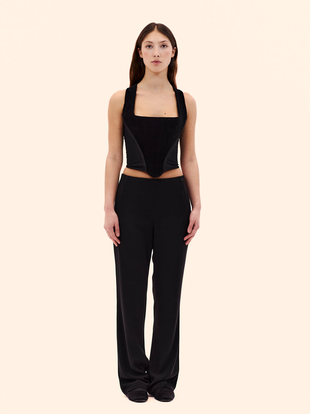 AW97-98 VIVIENNE WESTWOOD COUTURE 'FIVE CENTURIES AGO' VELVET CORSET