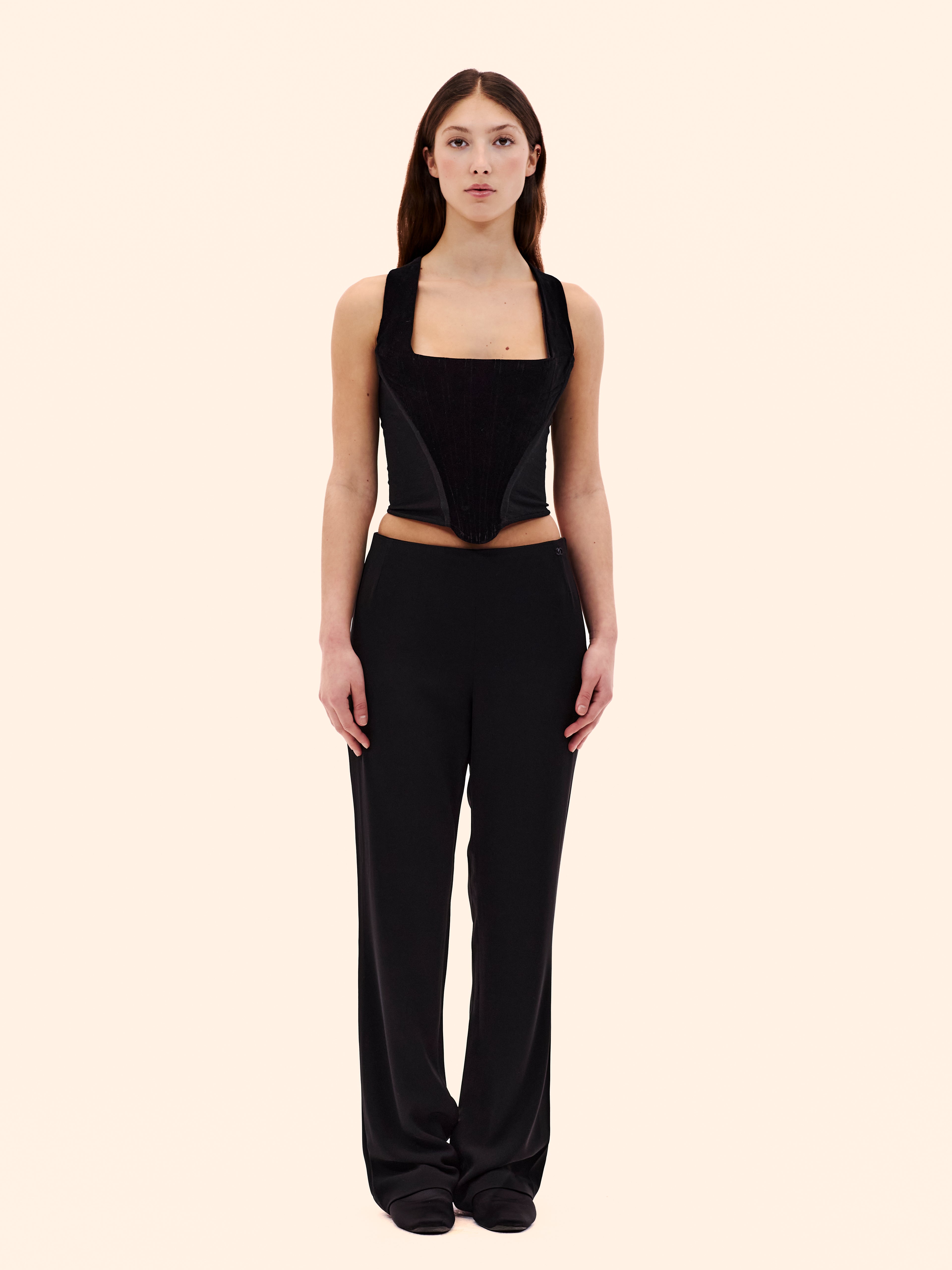 AW97-98 VIVIENNE WESTWOOD COUTURE 'FIVE CENTURIES AGO' VELVET CORSET