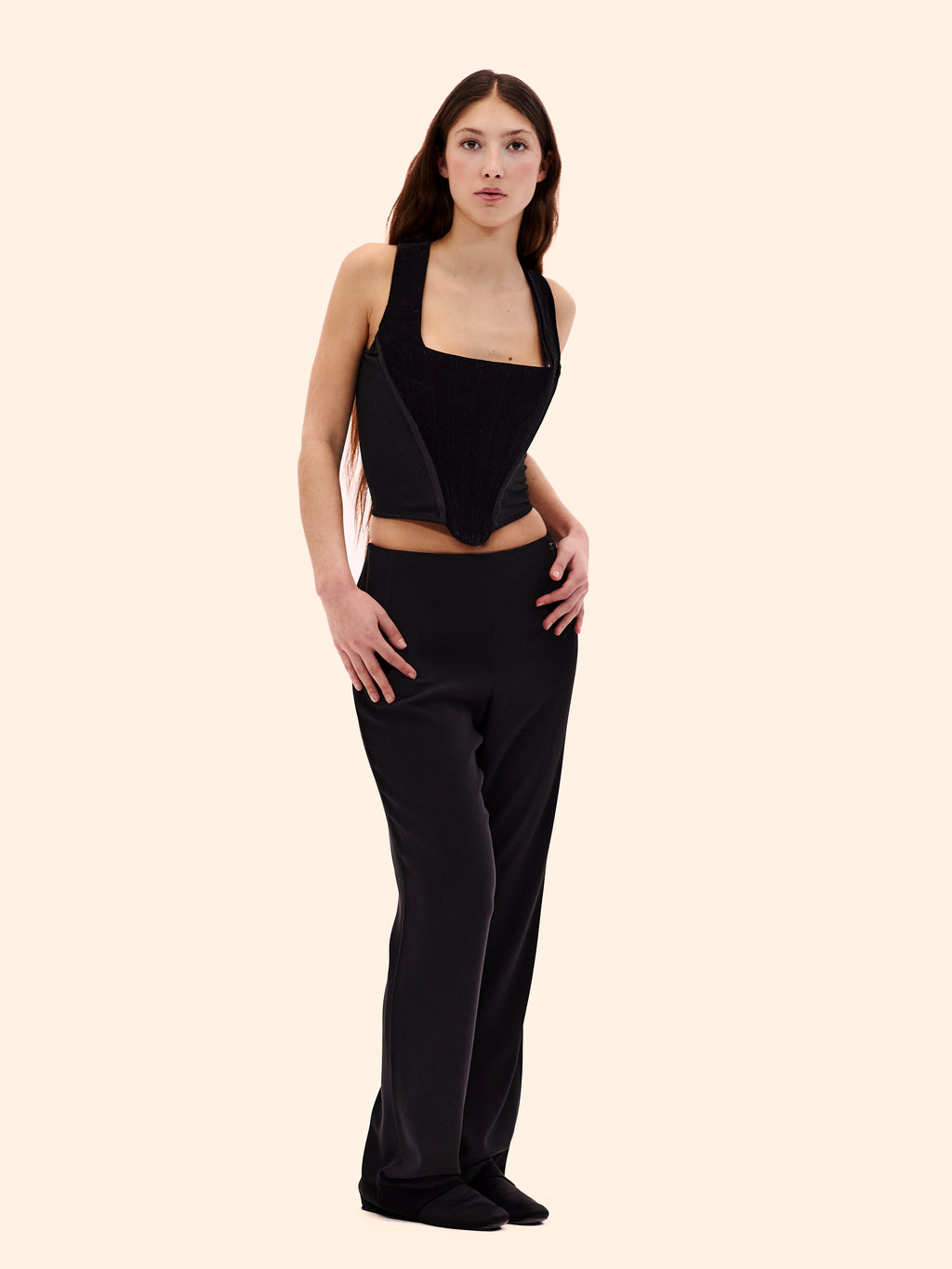 AW97-98 VIVIENNE WESTWOOD COUTURE 'FIVE CENTURIES AGO' VELVET CORSET