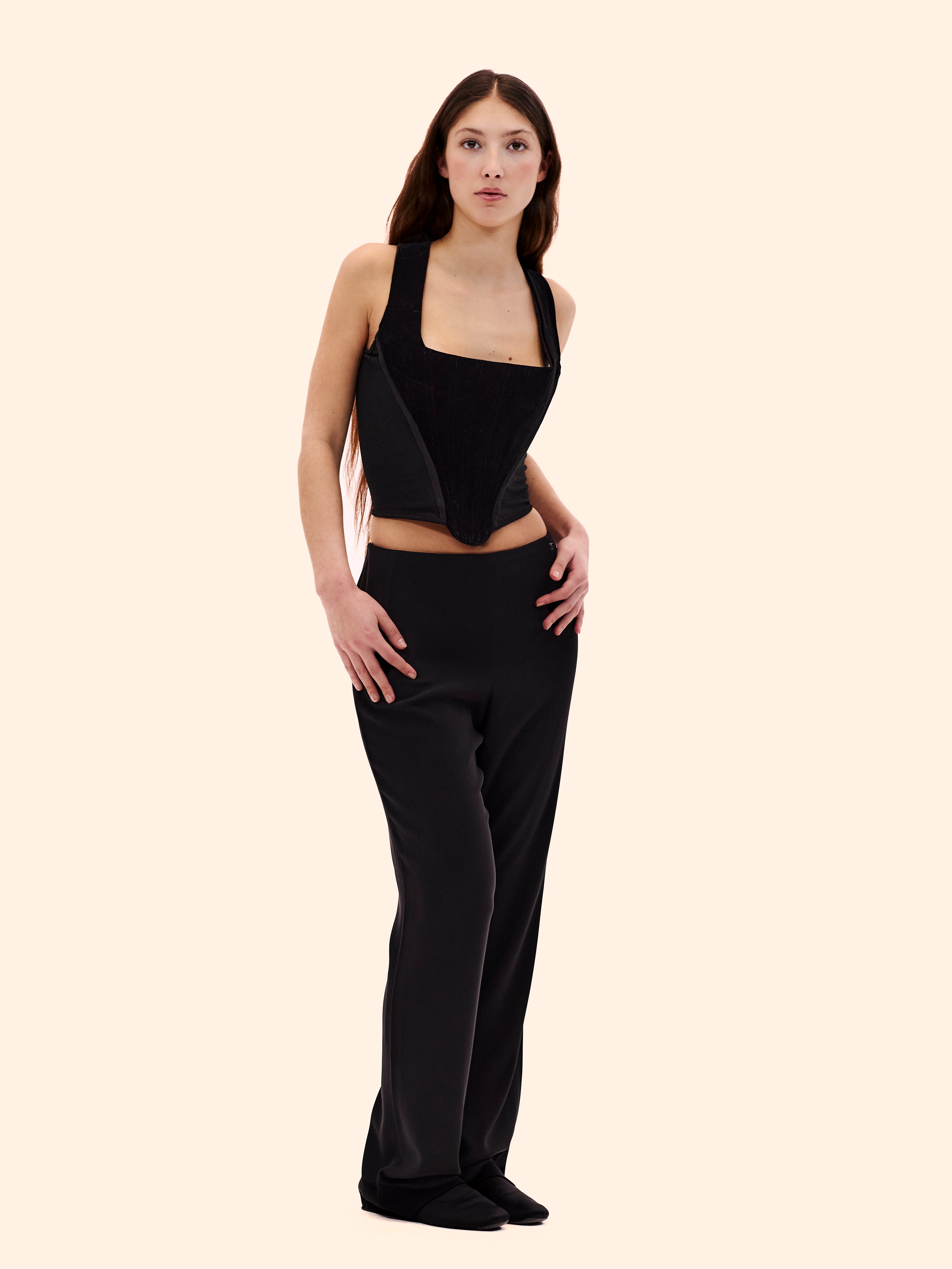 AW97-98 VIVIENNE WESTWOOD COUTURE 'FIVE CENTURIES AGO' VELVET CORSET