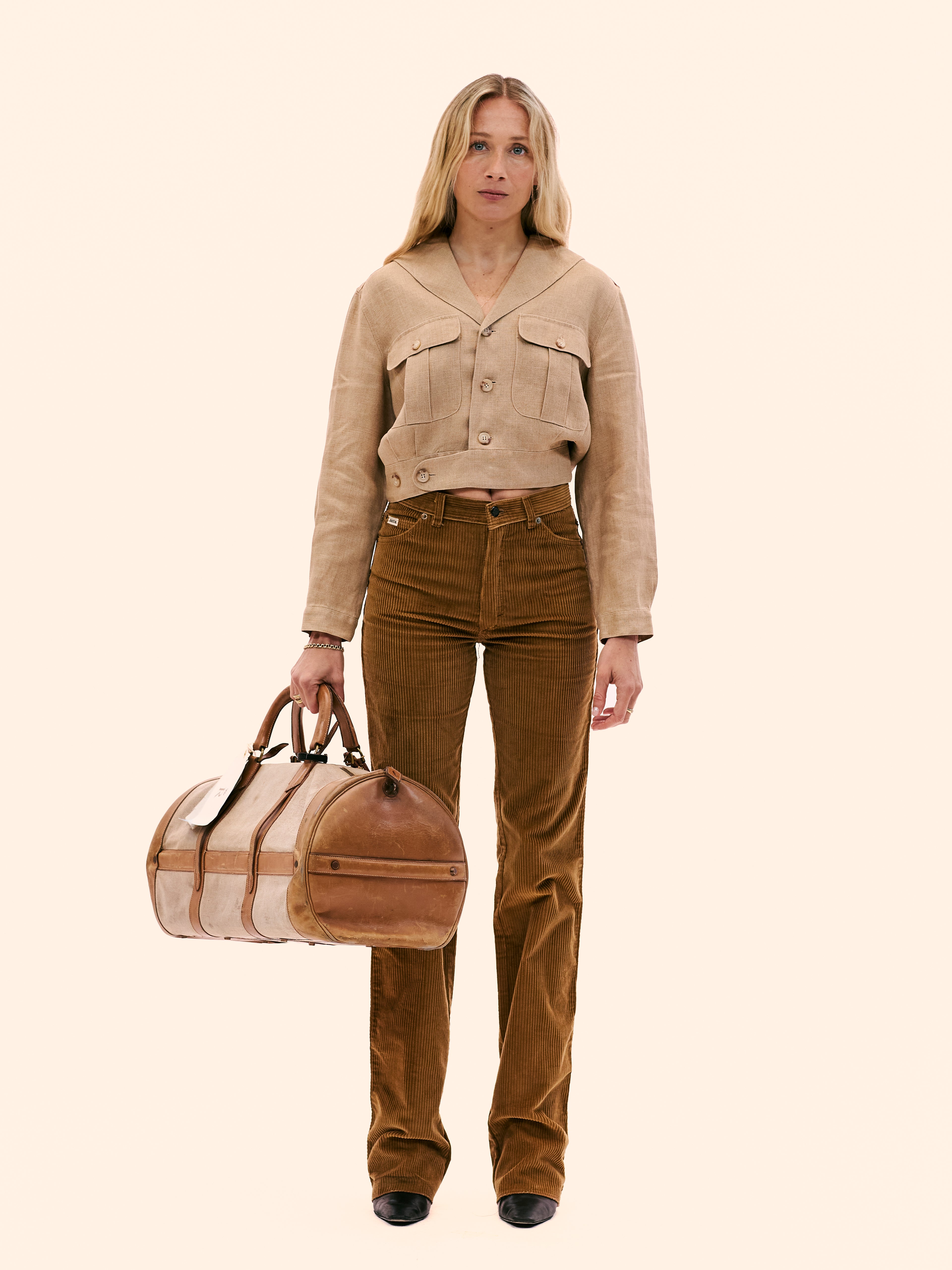 1960'S HERMÈS BOSTON DUFFEL BAG 53CM