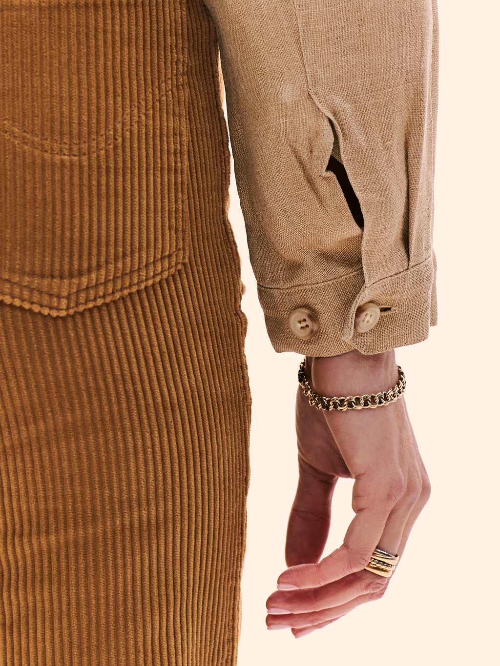RALPH LAUREN CROPPED LINEN JACKET