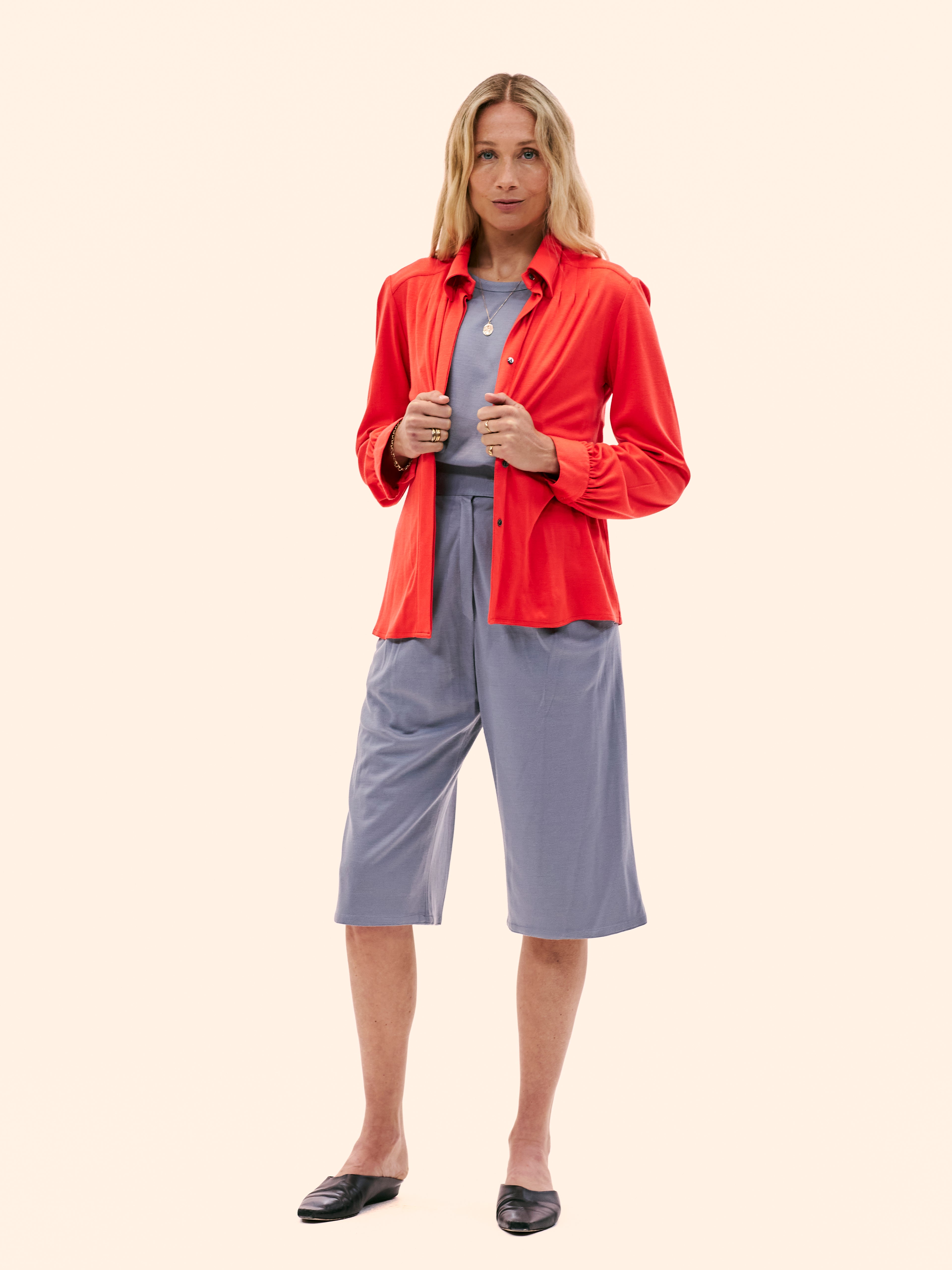 1975 CHLOÉ BY KARL LAGERFELD FOUR PIECE SUMMER JERSEY ENSEMBLE