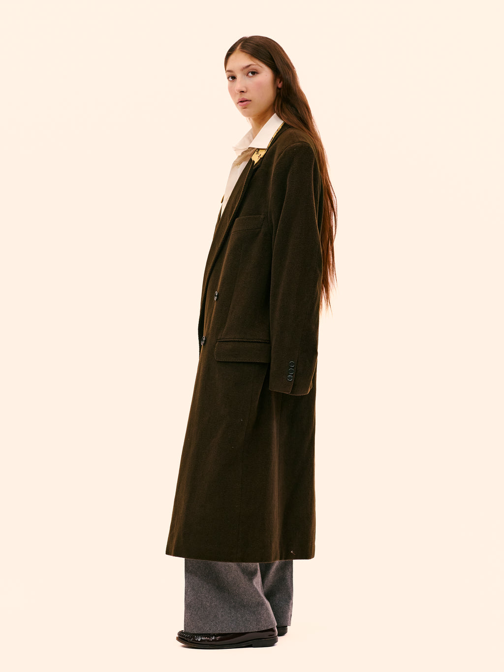 UNGARO UOMO DOUBLE BREASTED COAT