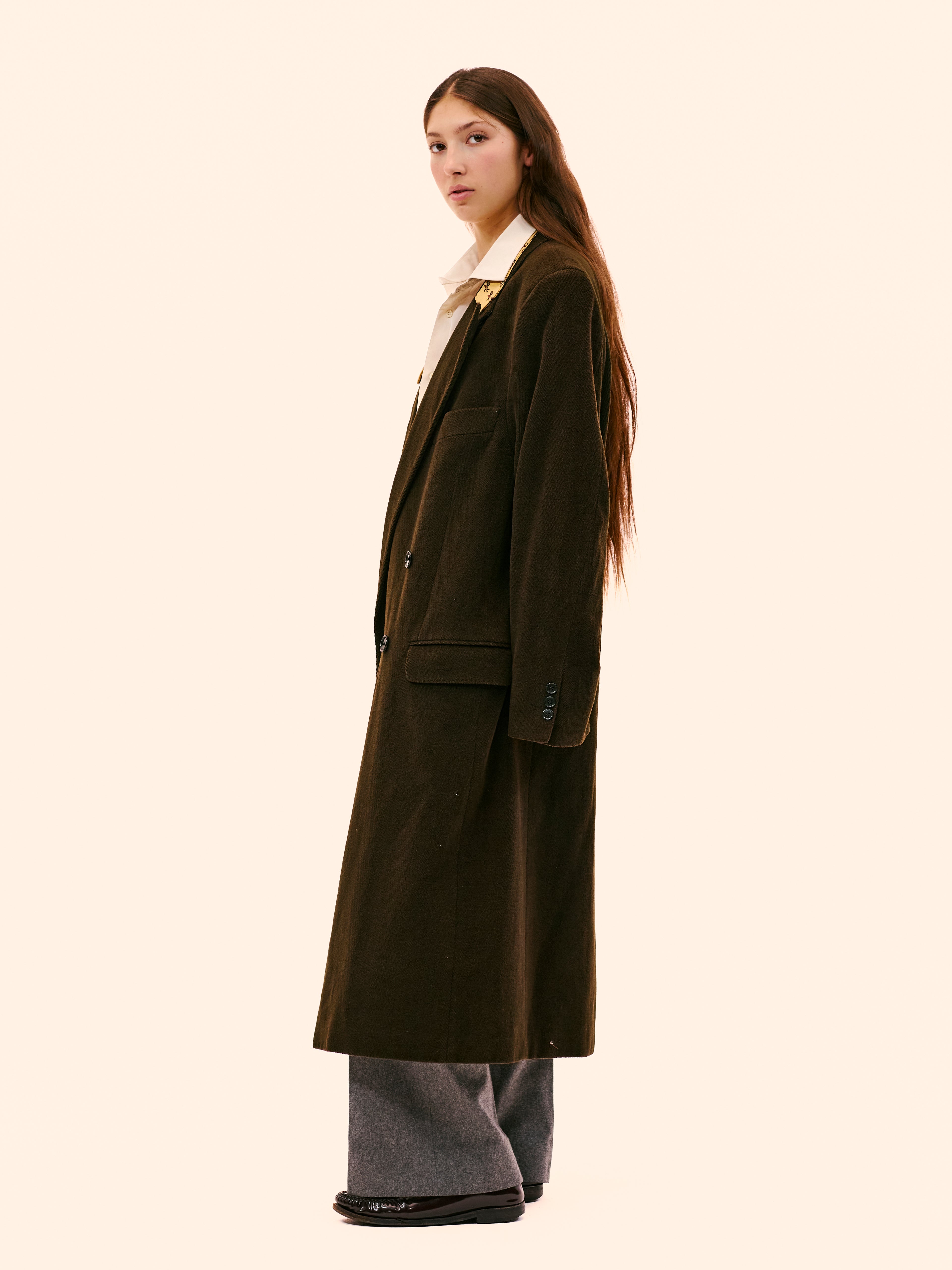 UNGARO UOMO DOUBLE BREASTED COAT