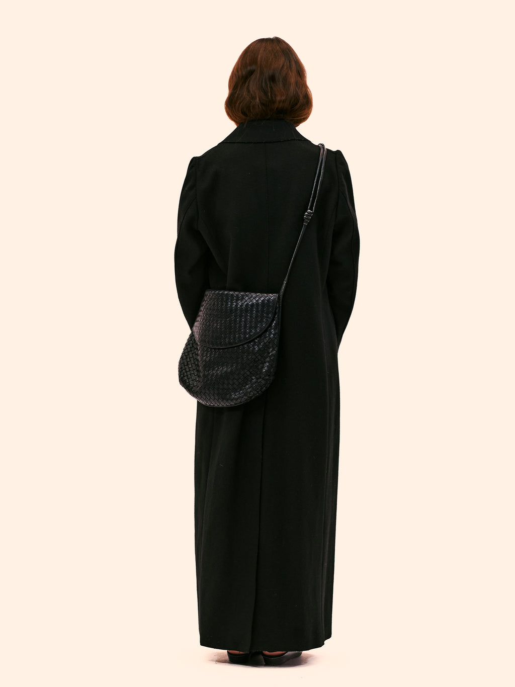 1990'S BOTTEGA VENETA INTRECCIATO LEATHER SHOULDER BAG