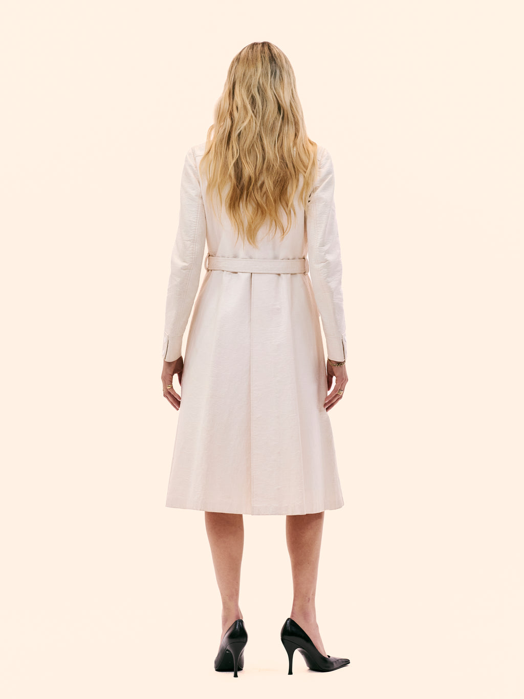 1970'S COURRÈGES WHITE VINYL COAT