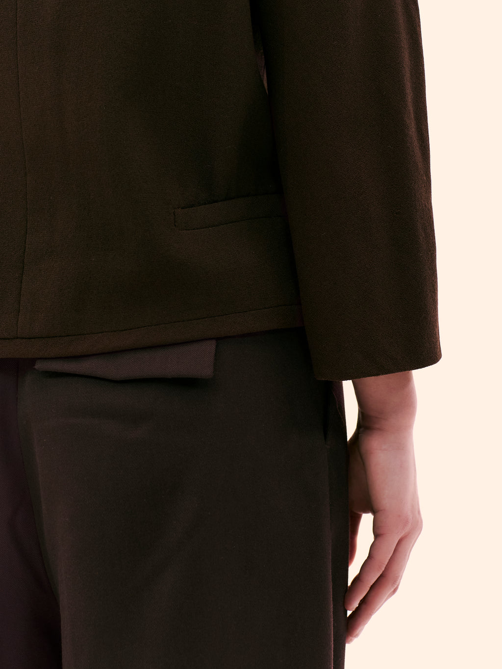 1960S CHRISTIAN DIOR ASYMMETRICAL WRAP JACKET
