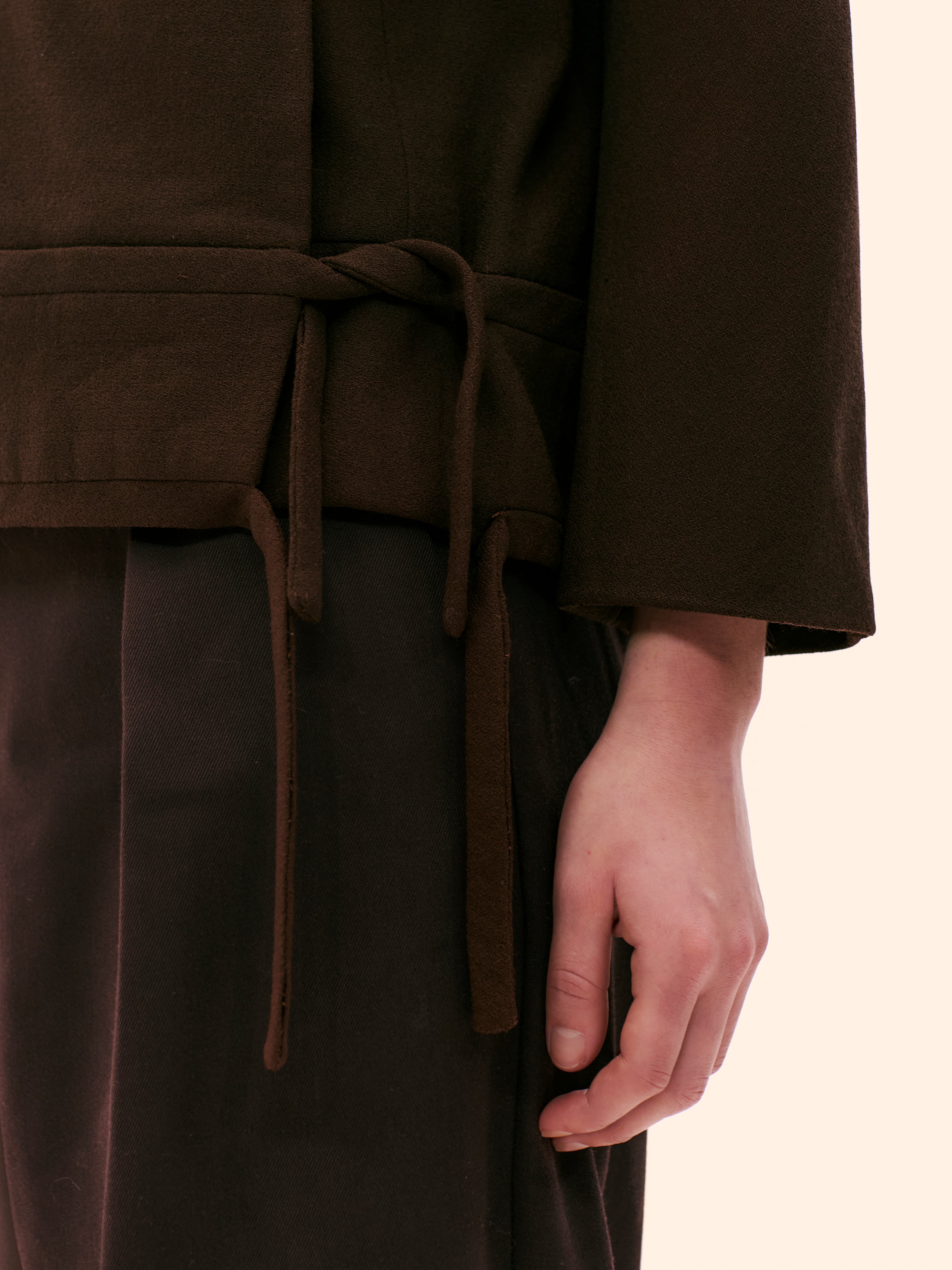 1960S CHRISTIAN DIOR ASYMMETRICAL WRAP JACKET