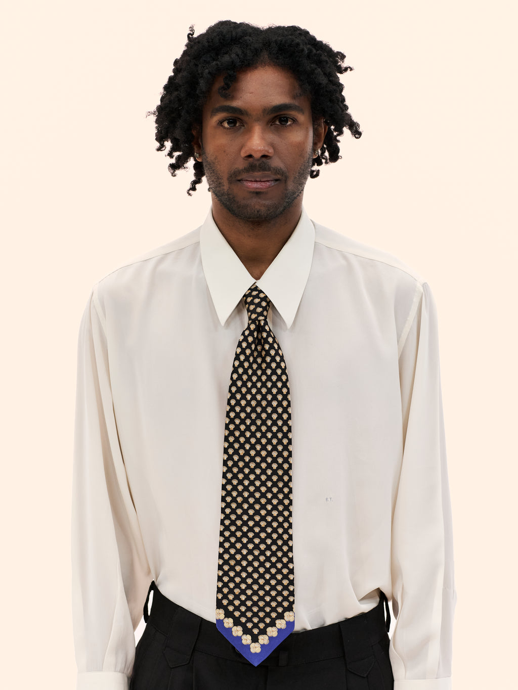 GIANFRANCO FERRE SHELL TIE