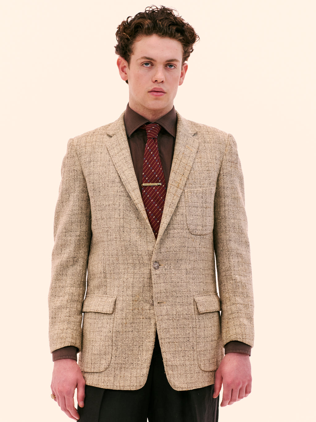 1950S IMPERIAL GREY TWEED JACKET