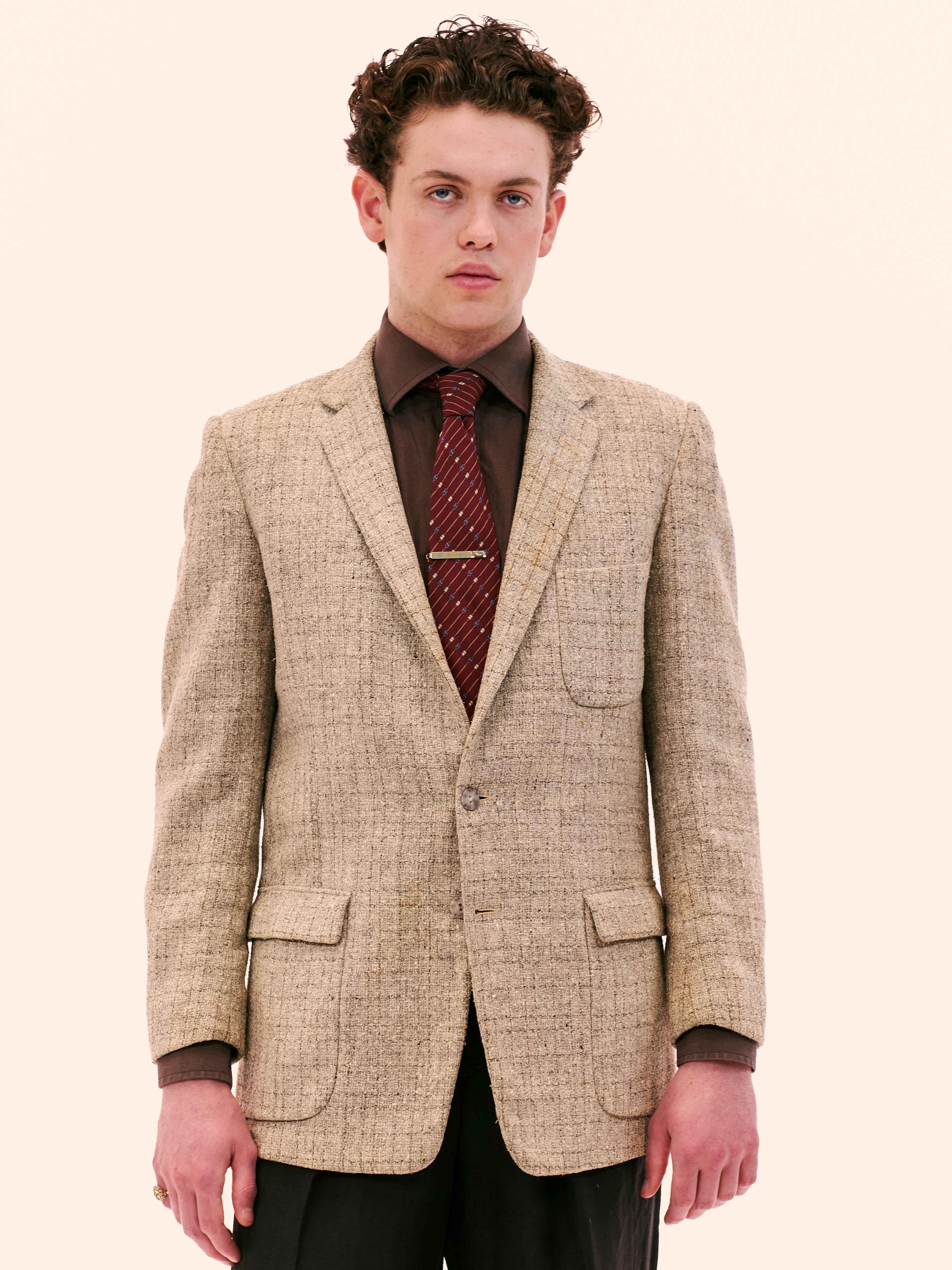 1950S IMPERIAL GREY TWEED JACKET