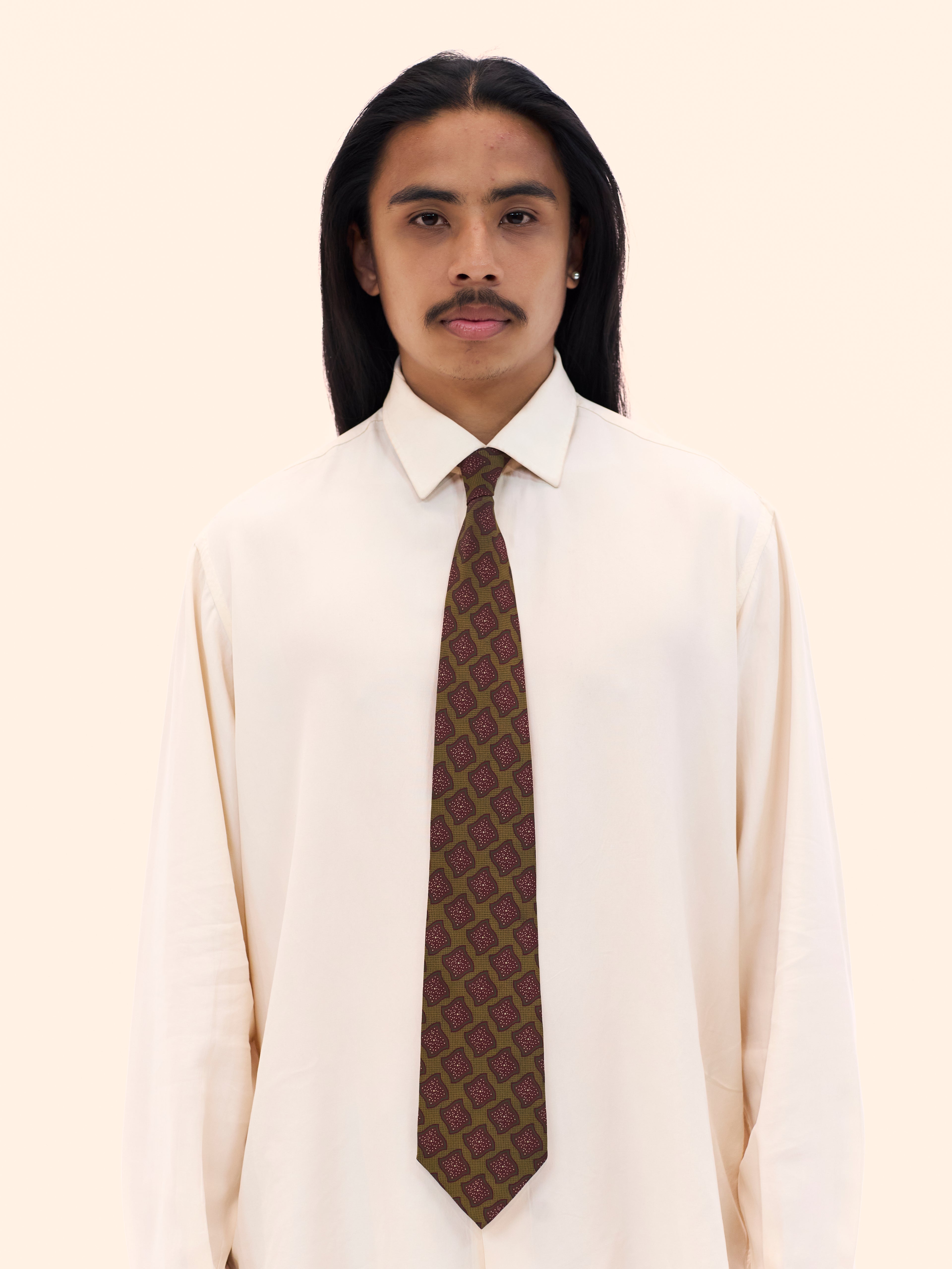 GIORGIO ARMANI GEOMETRIC TIE