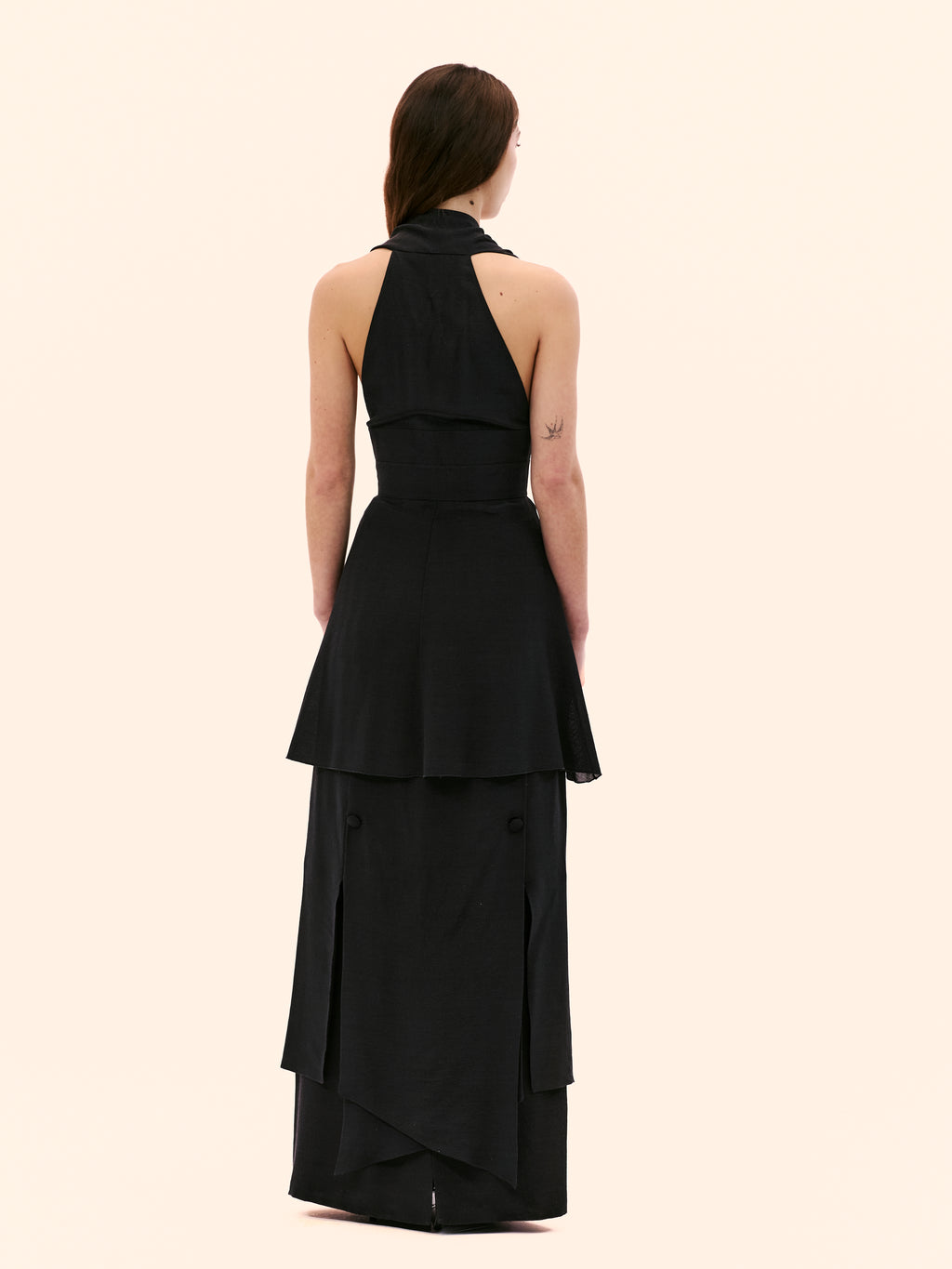 1990'S Chloé BY KARL LAGERFELD BLACK SKIRT ENSEMBLE