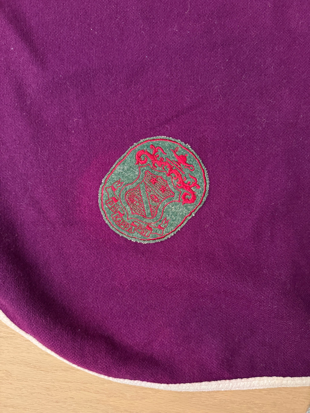 1948 COLLEGIATE A PURPLE BLANKET