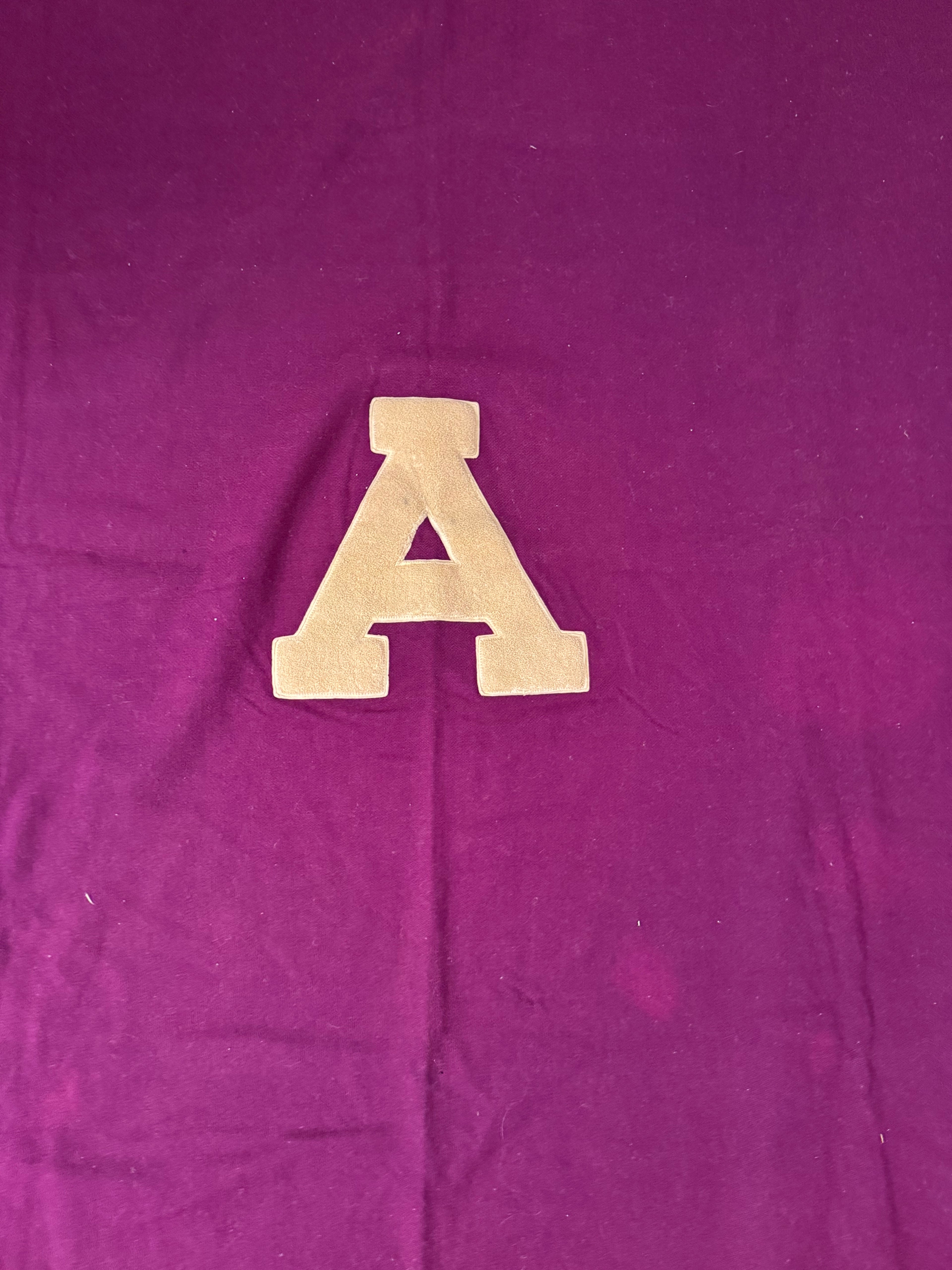 1948 COLLEGIATE A PURPLE BLANKET