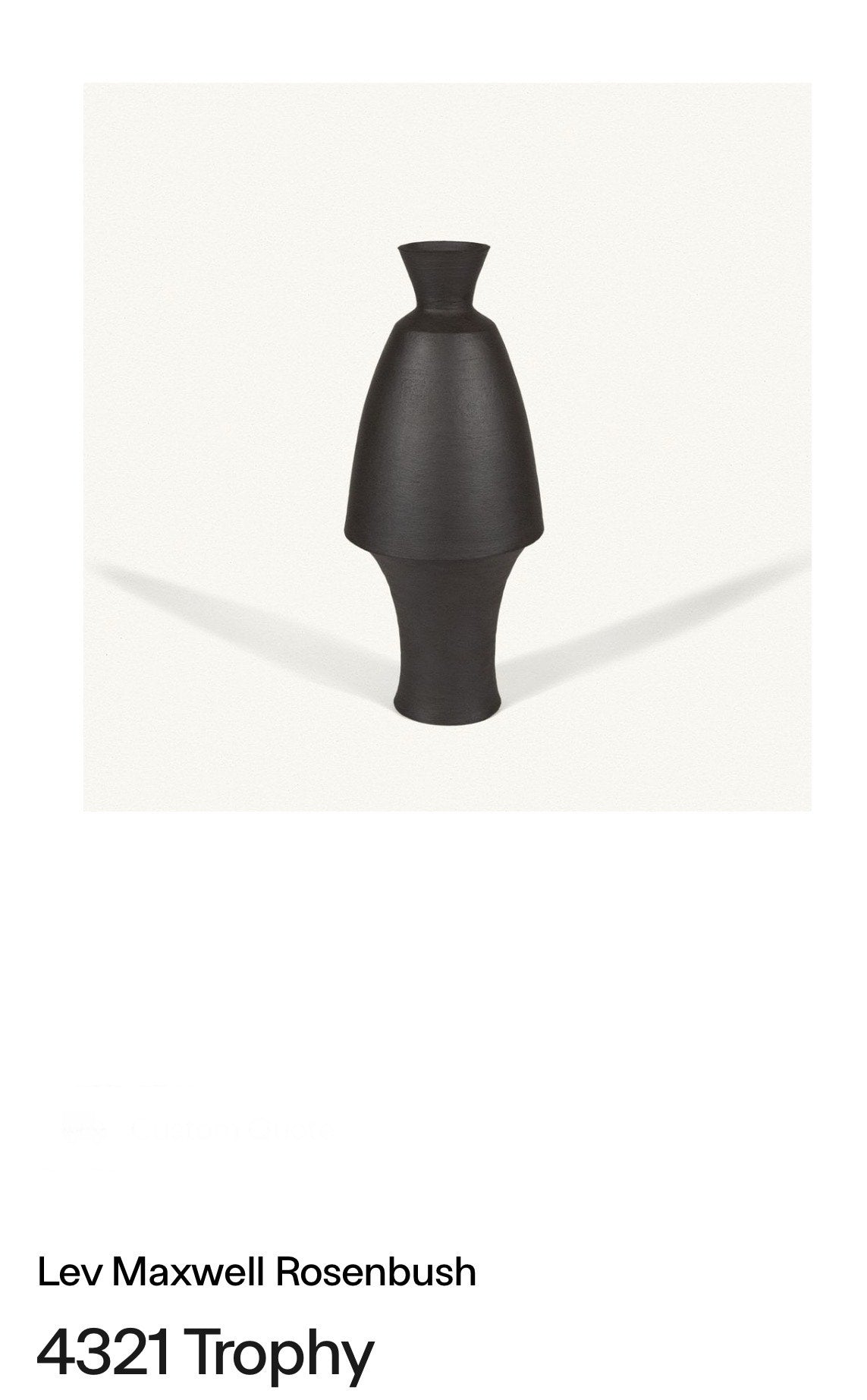 LEV ROSENBUSH POT #4321