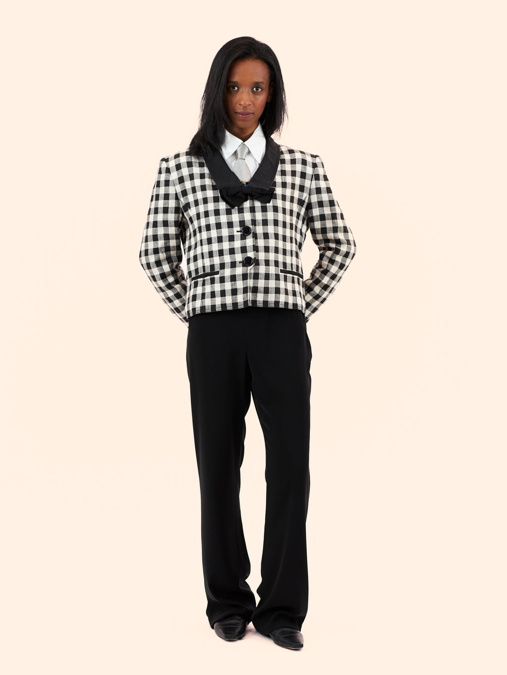 1960'S VALENTINO CHECK BLAZER