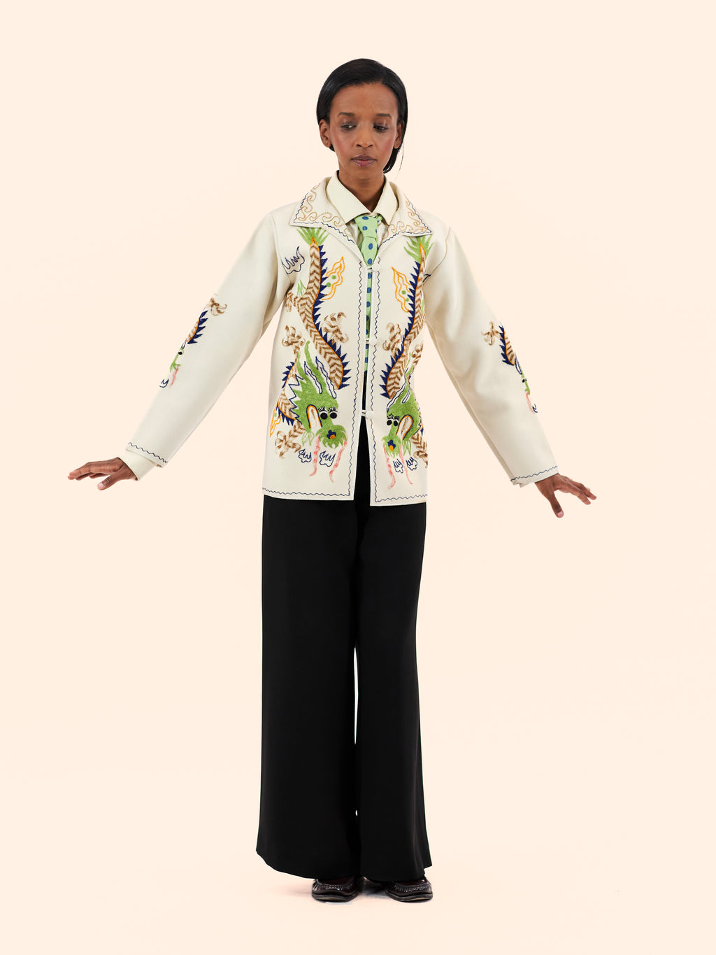 1940'S JAPANESE EMBROIDERED SOUVENIR JACKET