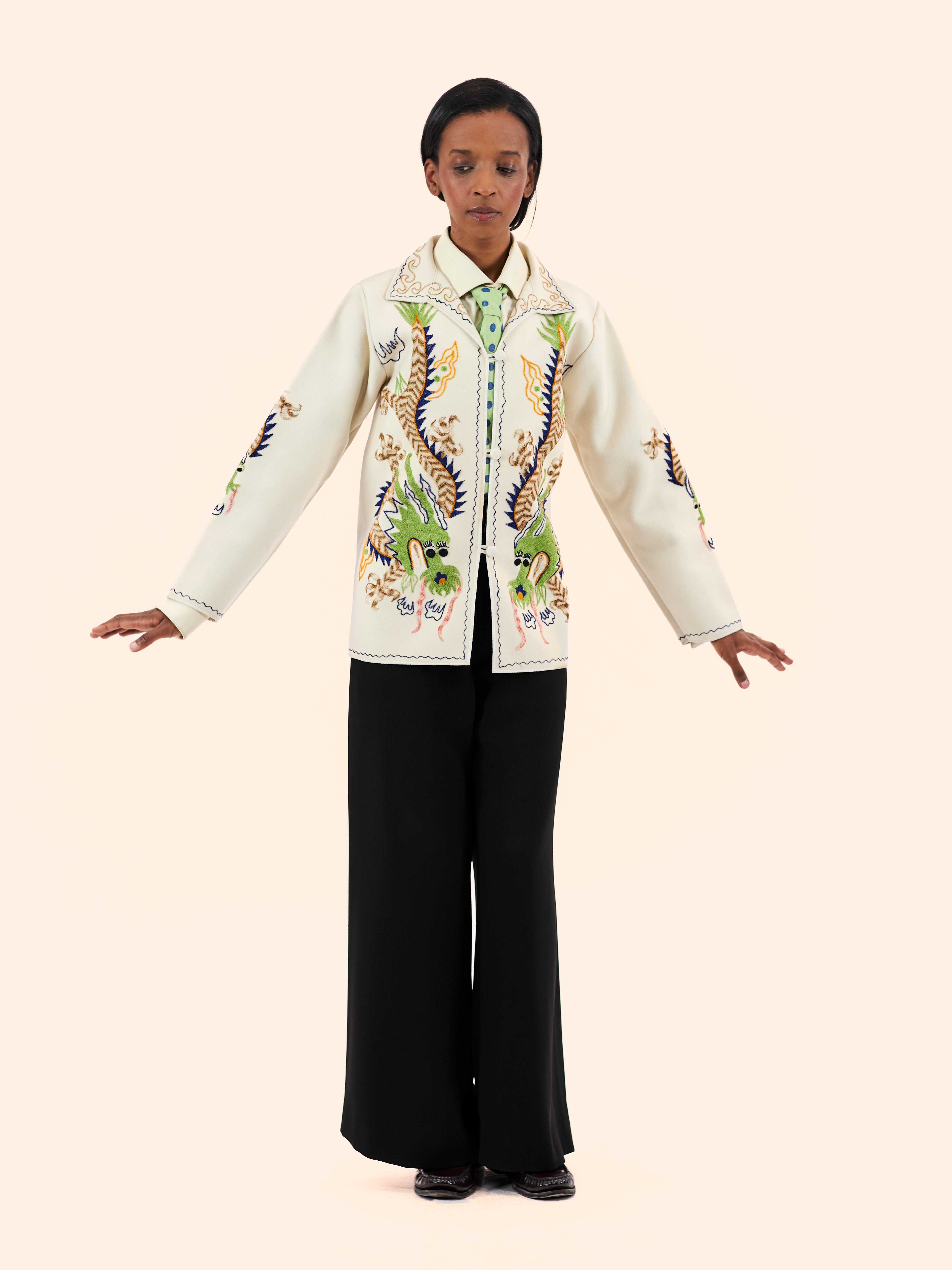 1940'S JAPANESE EMBROIDERED SOUVENIR JACKET