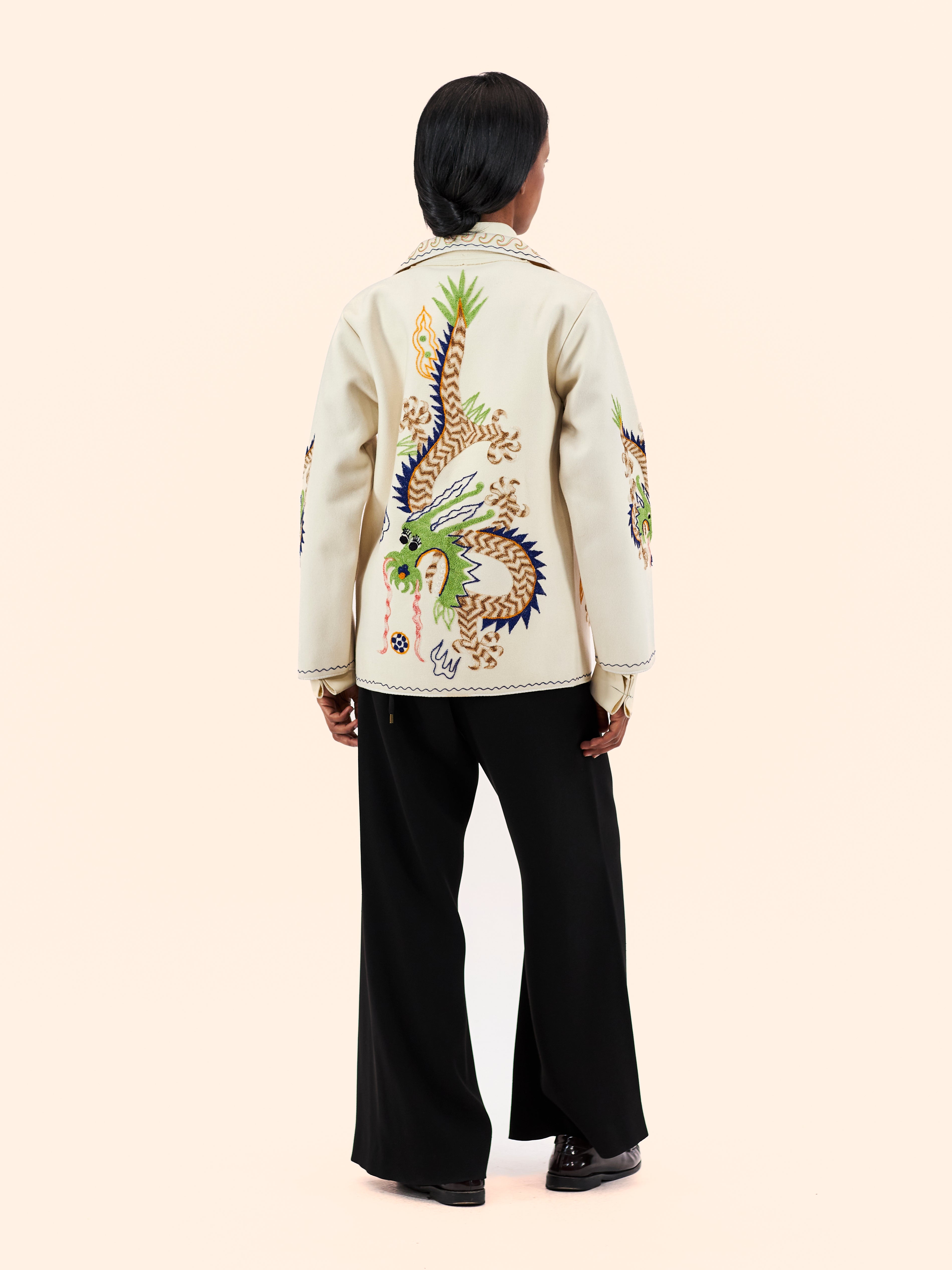 1940'S JAPANESE EMBROIDERED SOUVENIR JACKET