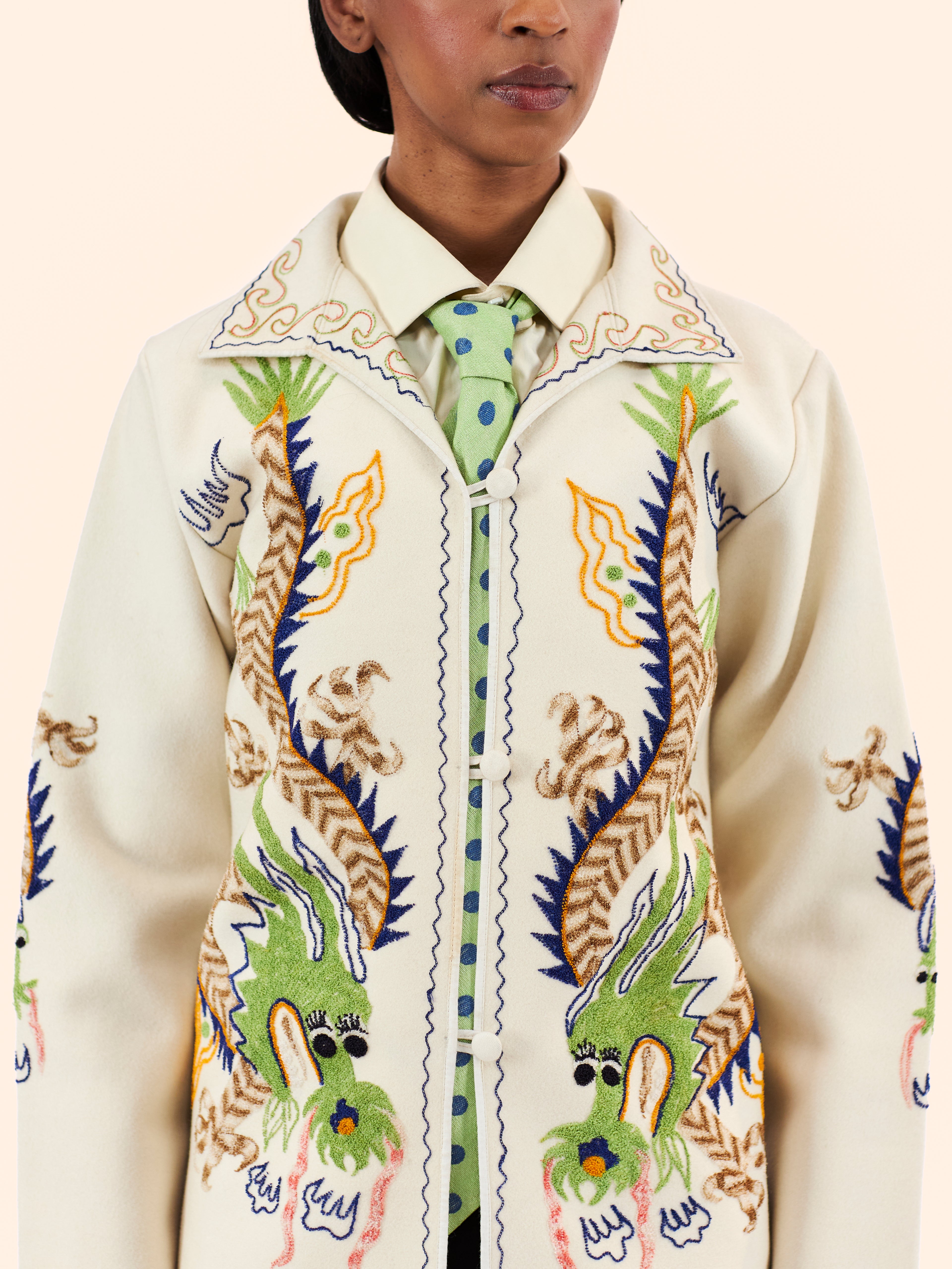 1940'S JAPANESE EMBROIDERED SOUVENIR JACKET