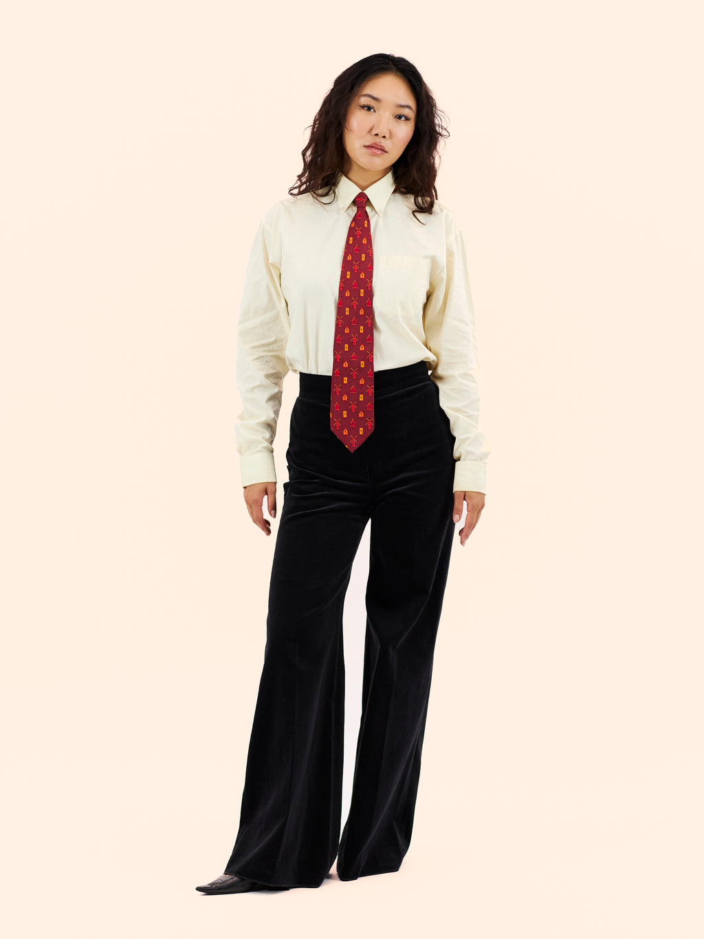 EMMESI CONFEZIONI DEADSTOCK VELVET TROUSERS
