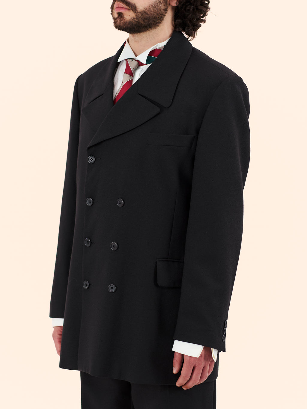 1990'S REISS MOD STYLE DOUBLE BREASTED SUIT