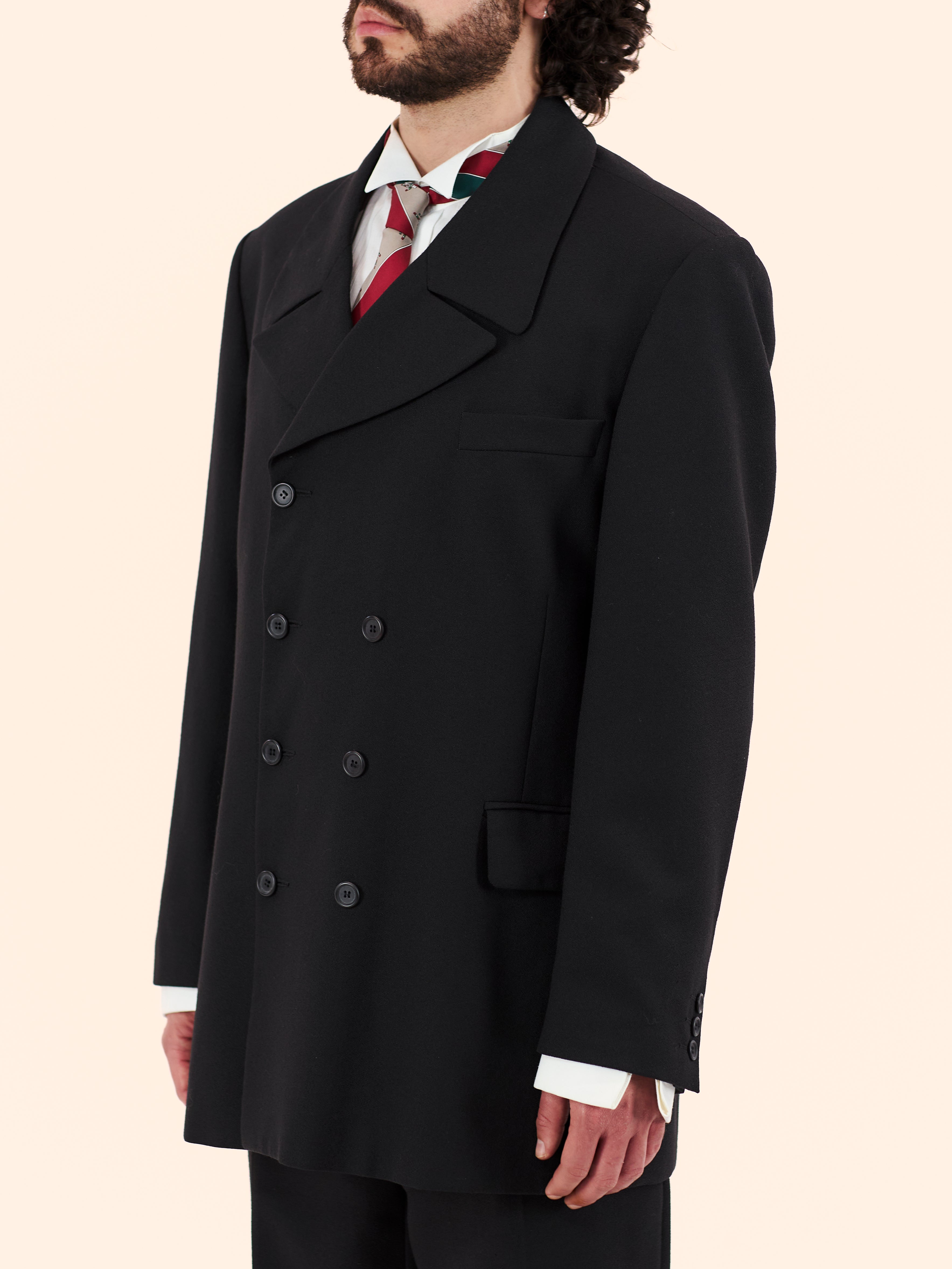 1990'S REISS MOD STYLE DOUBLE BREASTED SUIT