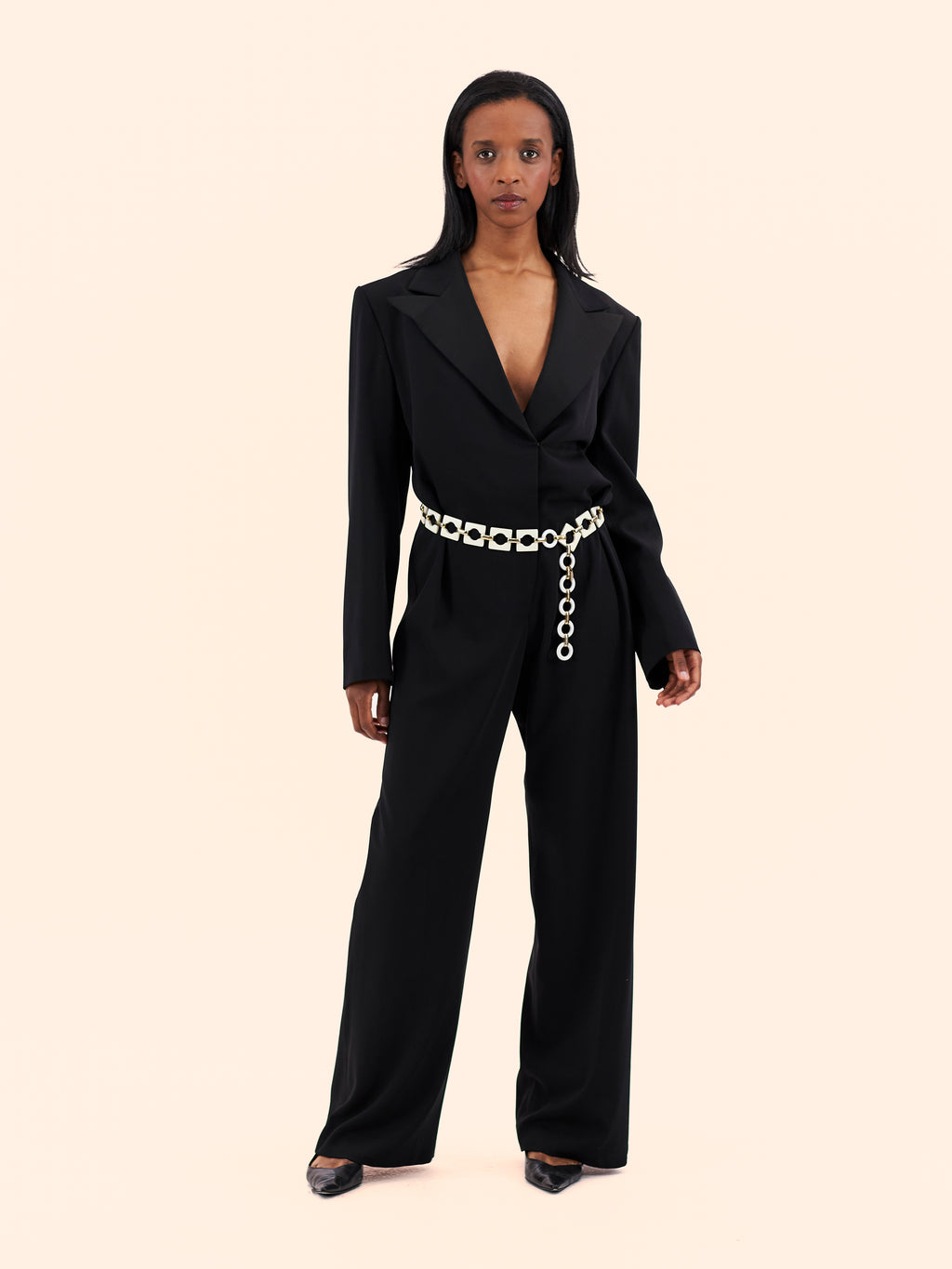 1980'S YVES SAINT LAURENT LE SMOKING JUMPSUIT