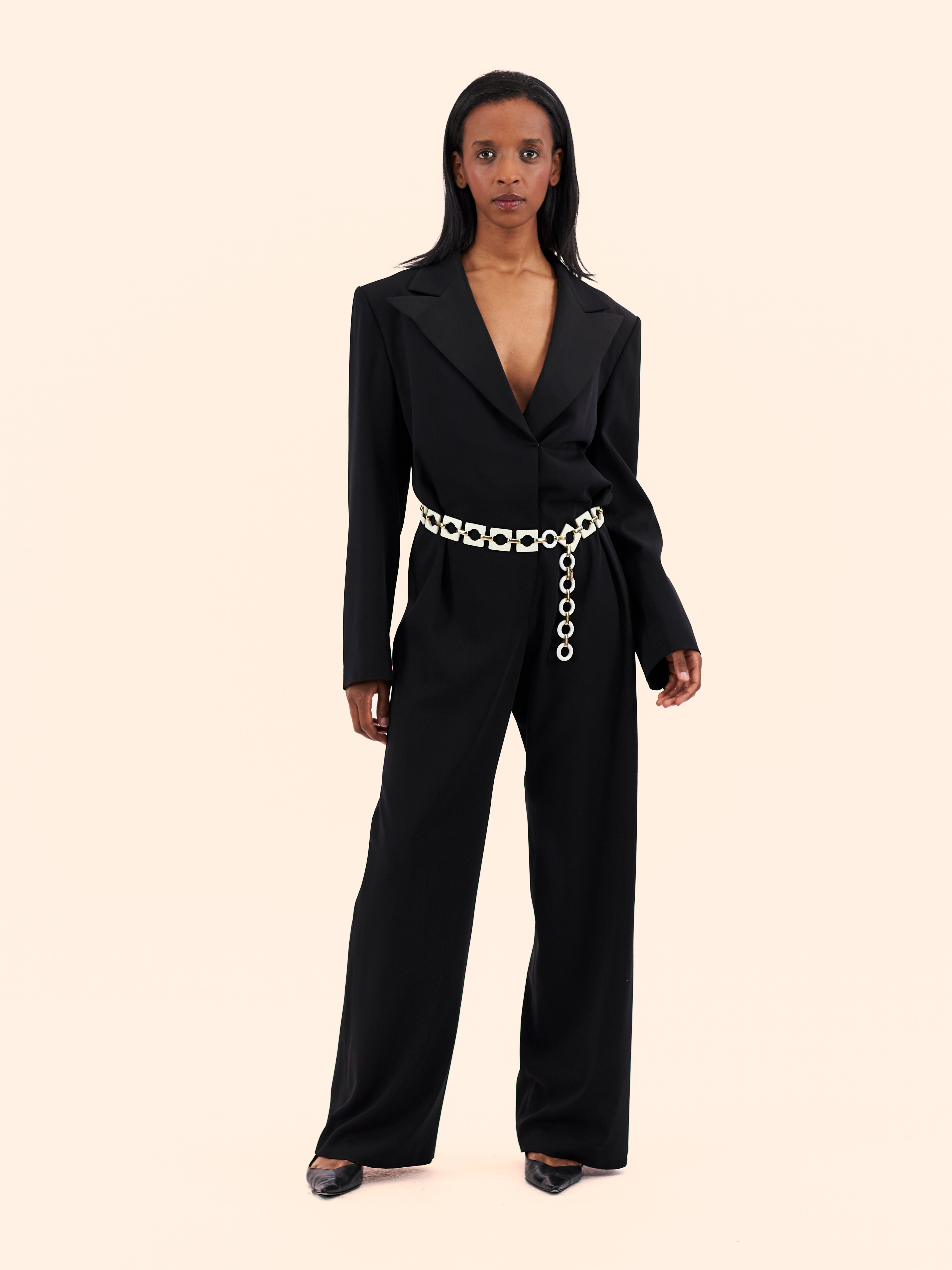 1980'S YVES SAINT LAURENT LE SMOKING JUMPSUIT