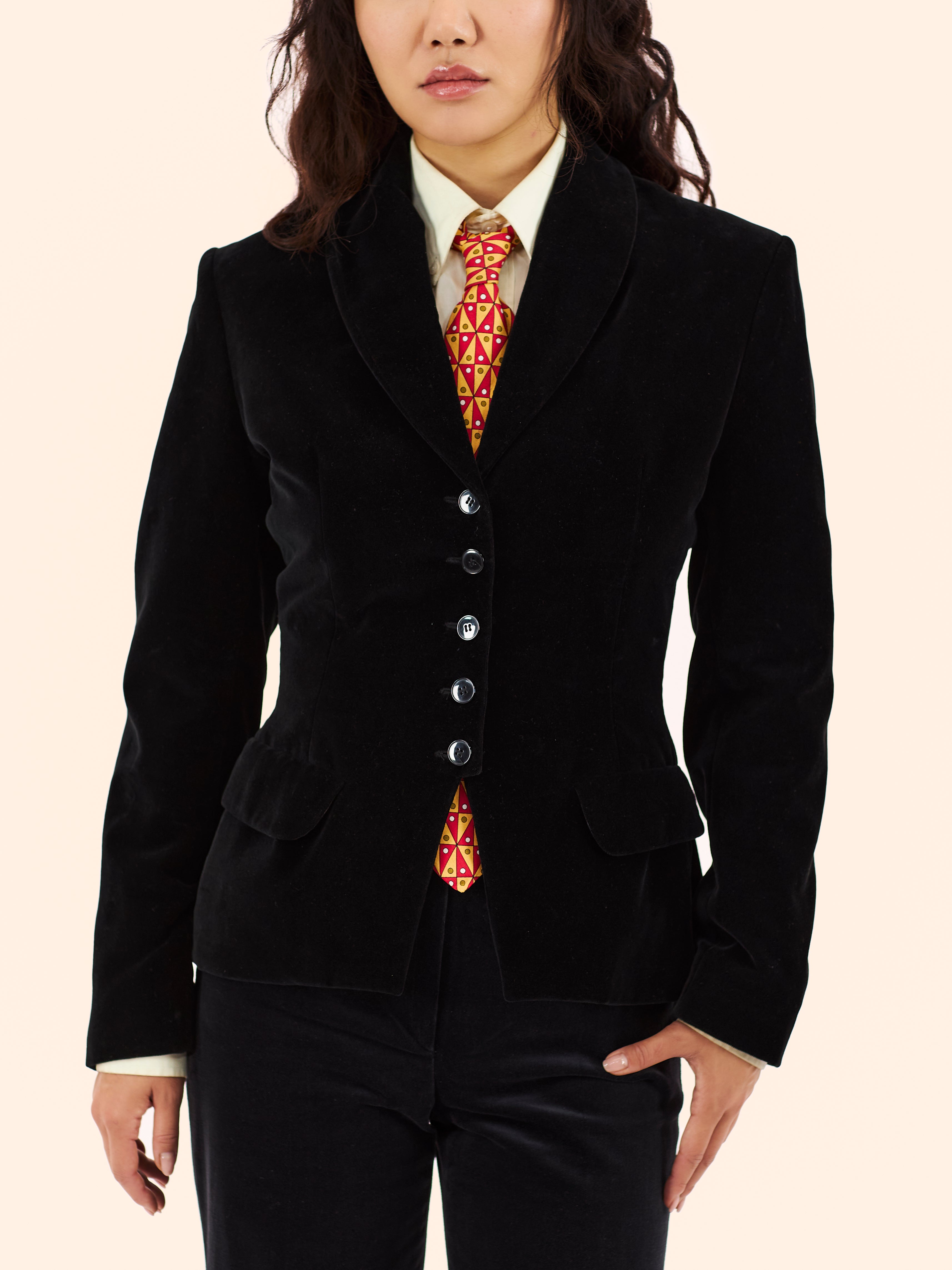 ALAIA VELVET BLAZER OWNED BY MARY QUANT 