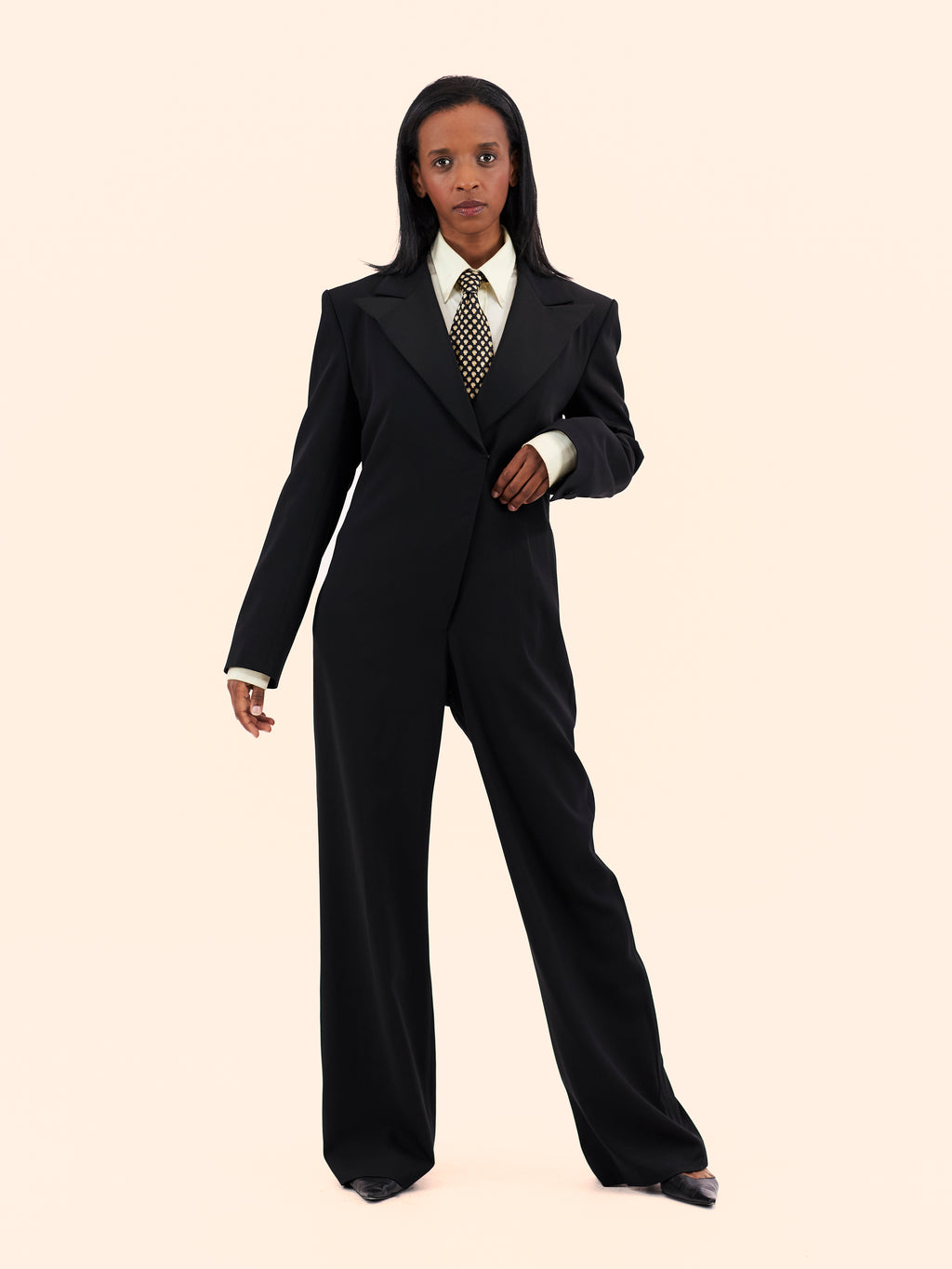 1980'S YVES SAINT LAURENT LE SMOKING JUMPSUIT