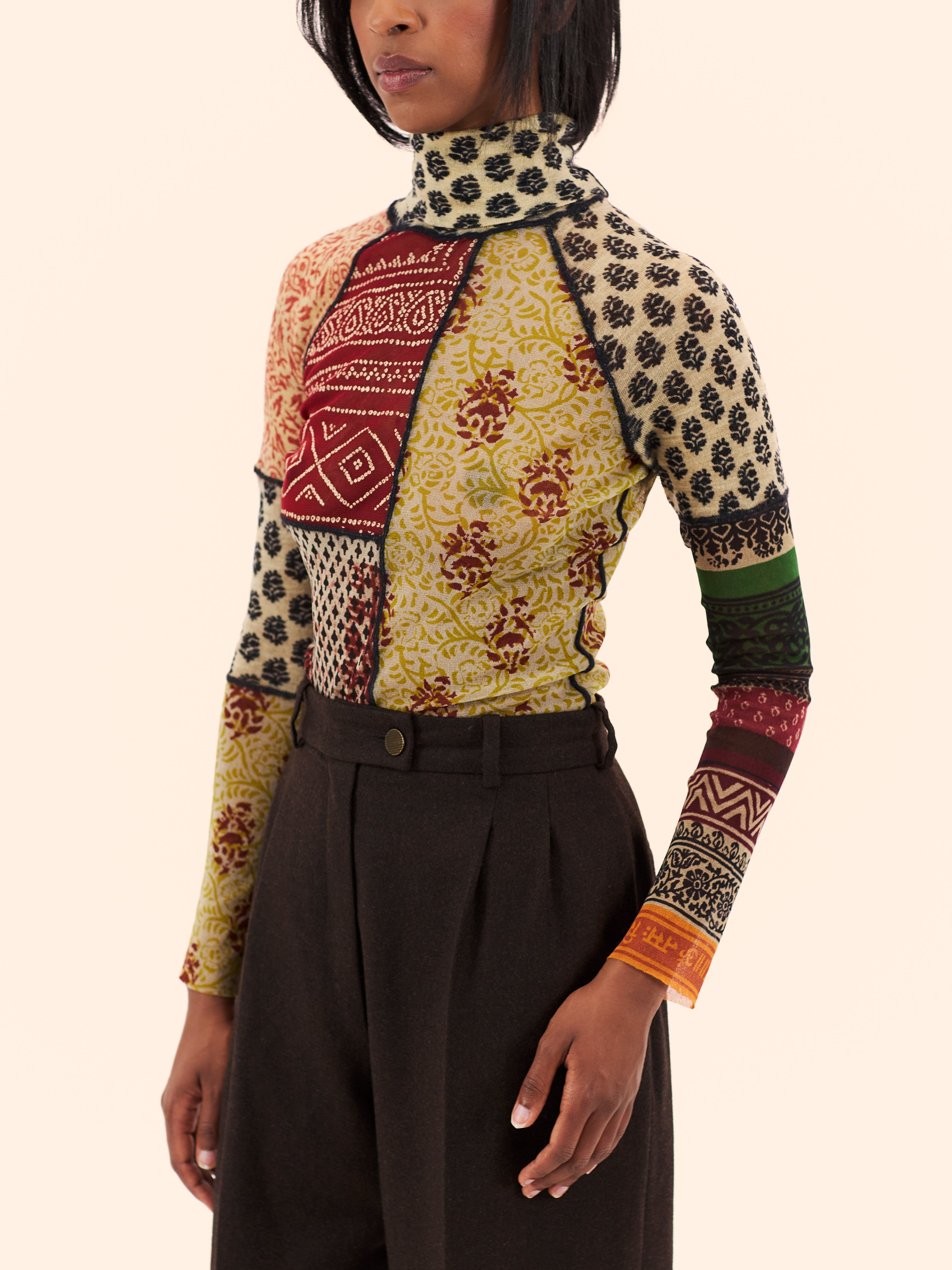 1990'S JEAN PAUL GAULTIER TATTOO TOP
