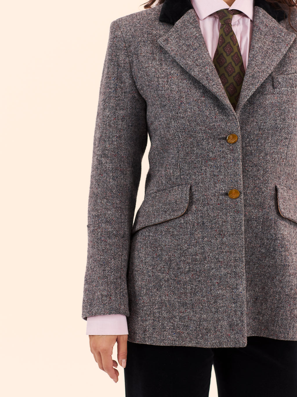 AW89-90 'VOYAGE TO CYTHERA' VIVIENNE WESTWOOD TWEED JACKET