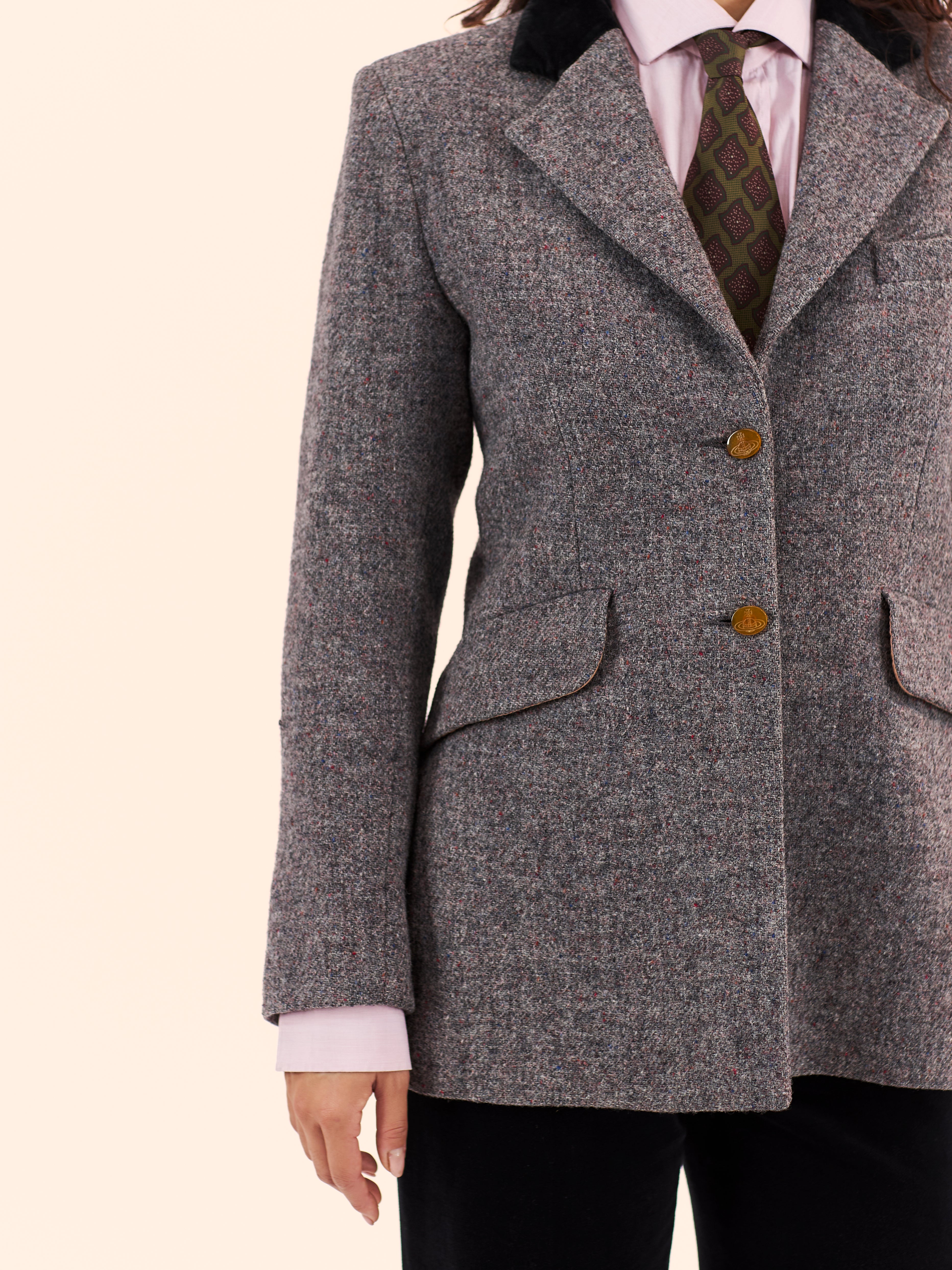 AW89-90 'VOYAGE TO CYTHERA' VIVIENNE WESTWOOD TWEED JACKET