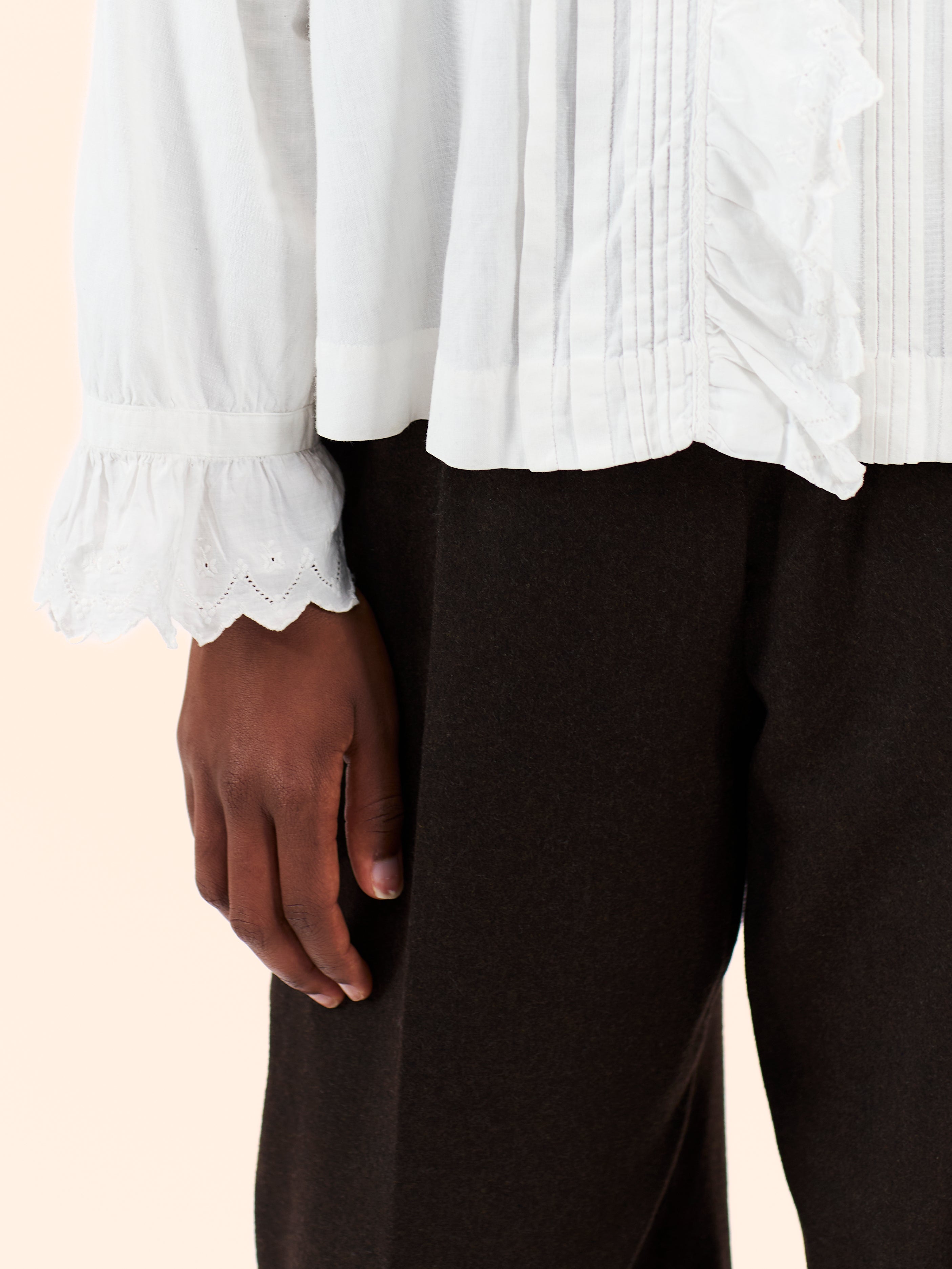 1910'S EMBROIDERED SHIRT