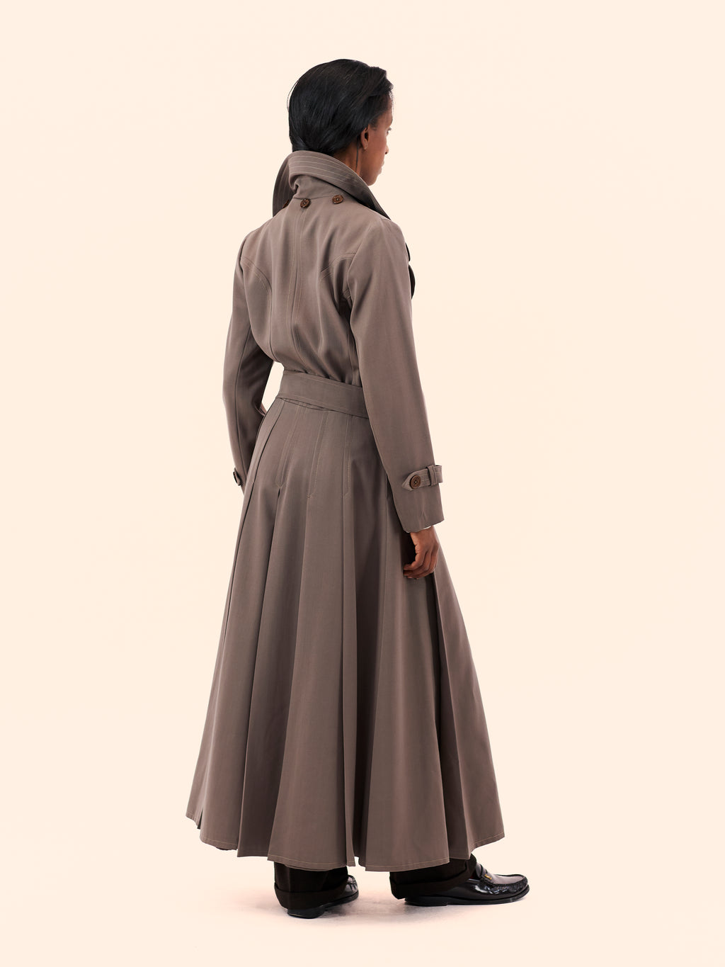 1970'S MARRIAN MCDONNELL CAPED TRENCH