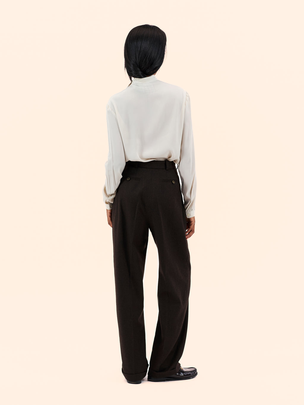 EMMANUEL SCHVILI SILK EMBROIDERED BLOUSE