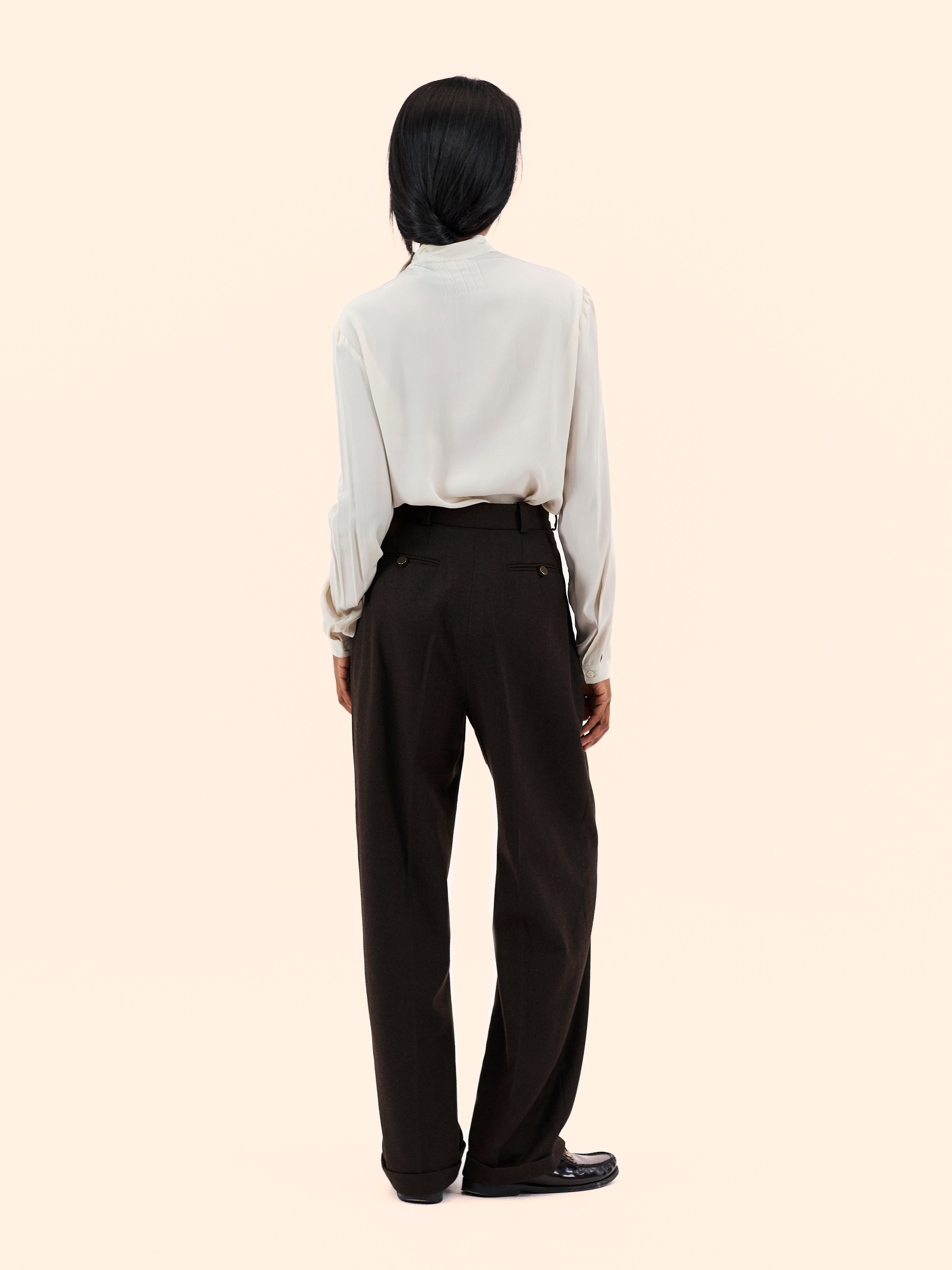 EMMANUEL SCHVILI SILK EMBROIDERED BLOUSE