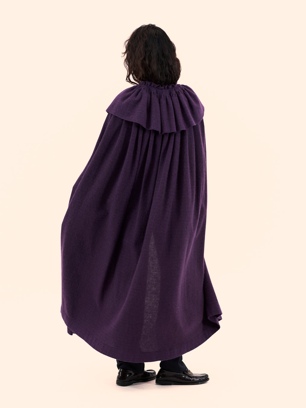 1976 YVES SAINT LAURENT RUSSIAN COLLECTION CASHMERE CAPE