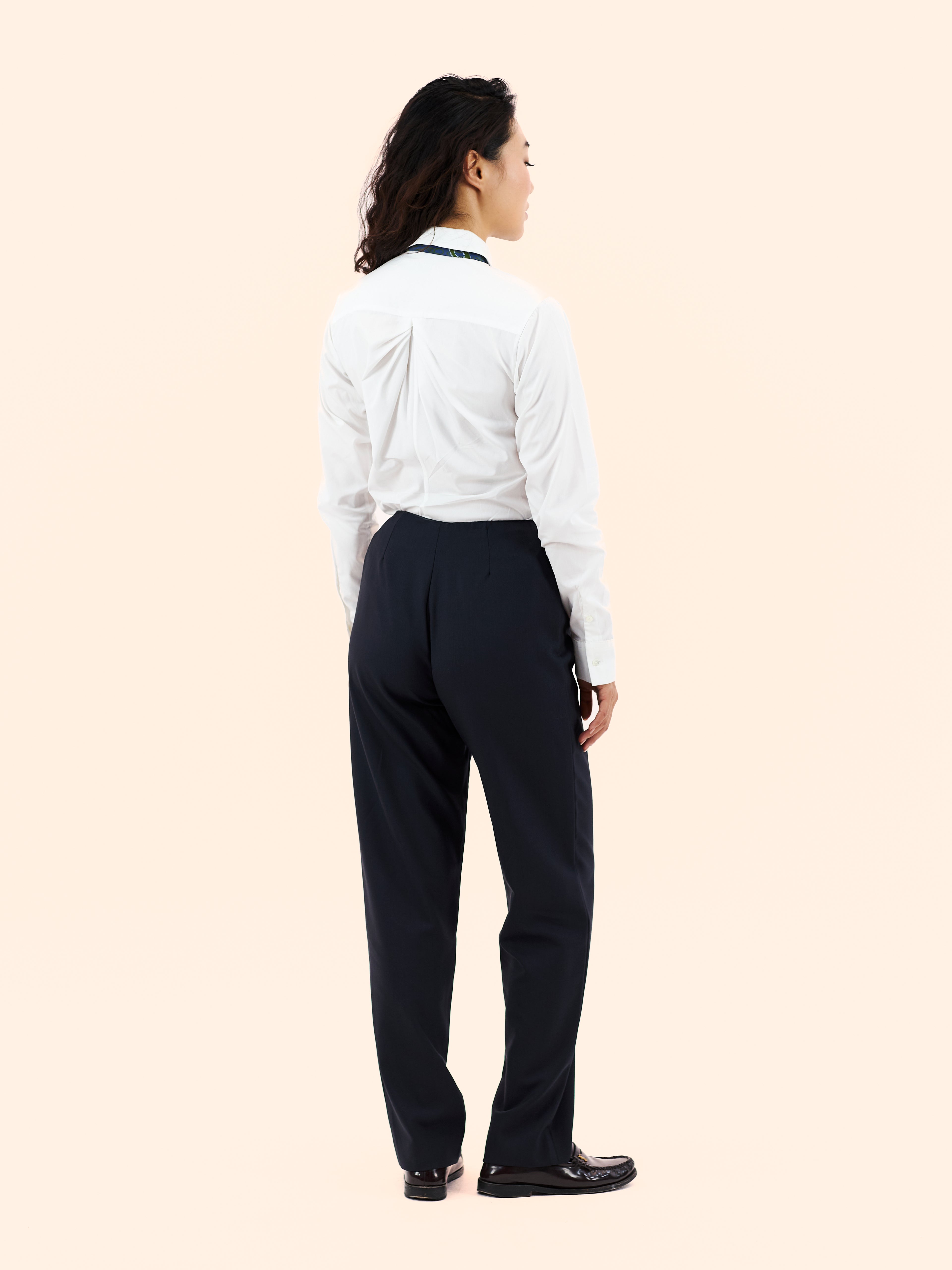 A/W 00-01 CHANEL BY KARL LAGERFELD NAVY TROUSER