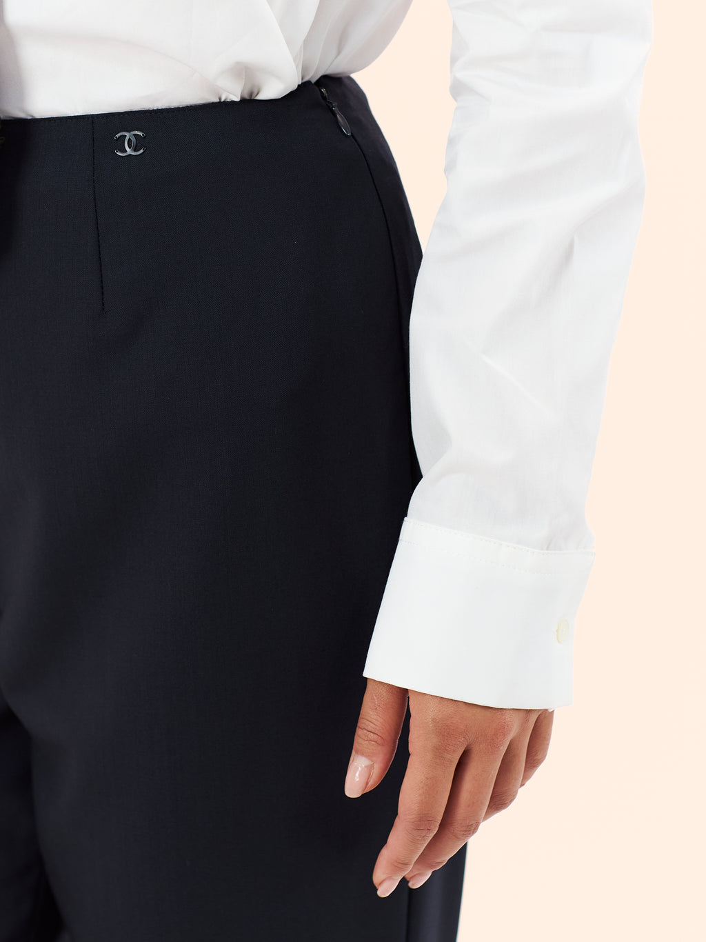 A/W 00-01 CHANEL BY KARL LAGERFELD NAVY TROUSER