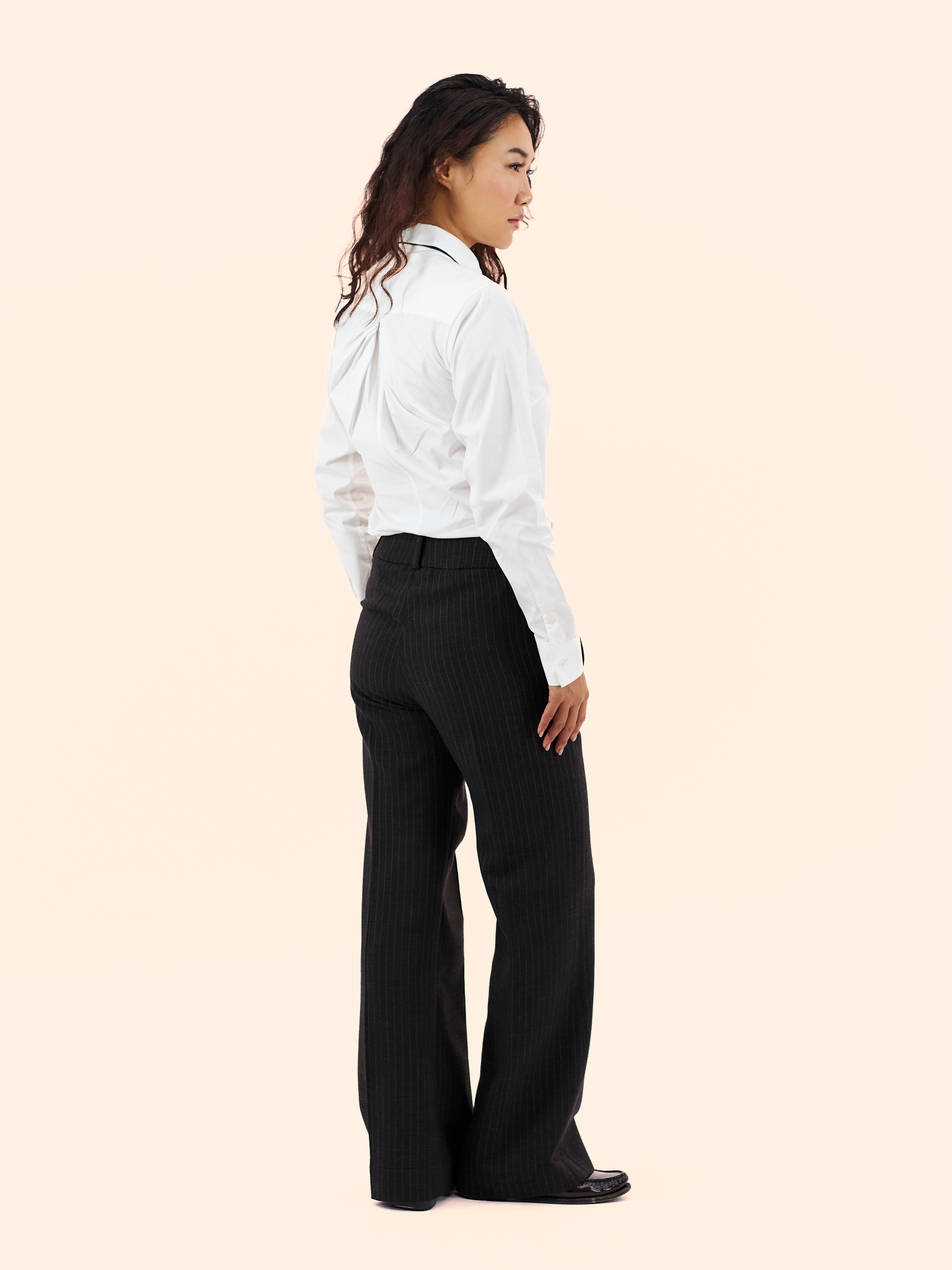GEORGES RECH PINSTRIPE TROUSERS