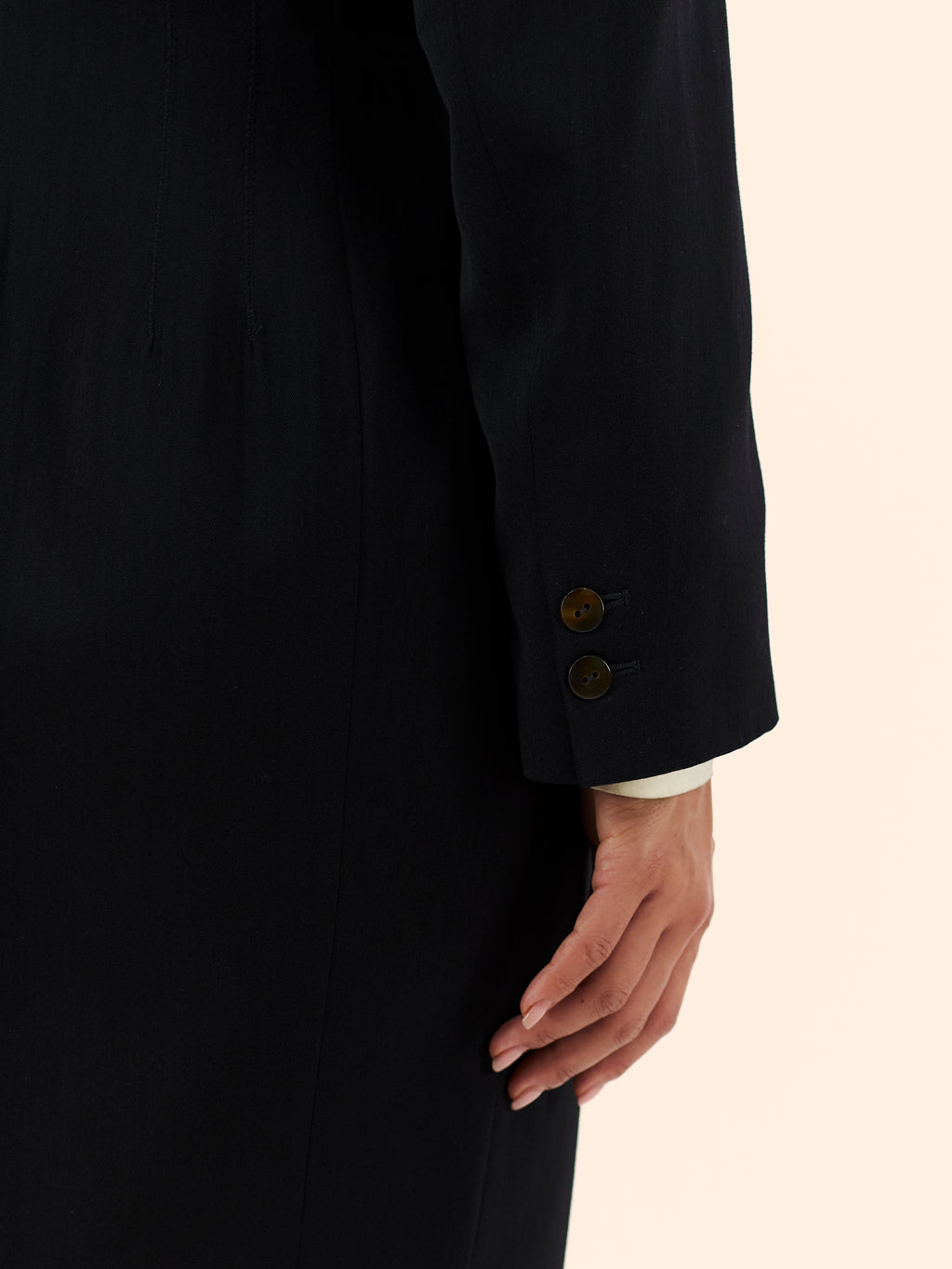 JEAN PAUL GAULTIER A/W 87-88 'FORBIDDEN GAULTIER' WOOL COAT