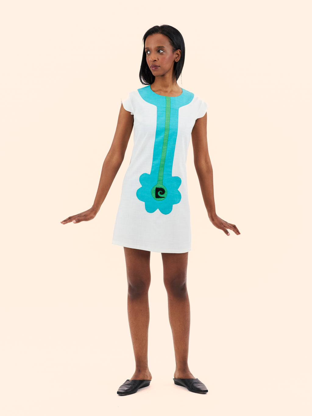 1970 PIERRE CARDIN FOR SPAULDING SUMMER DRESS