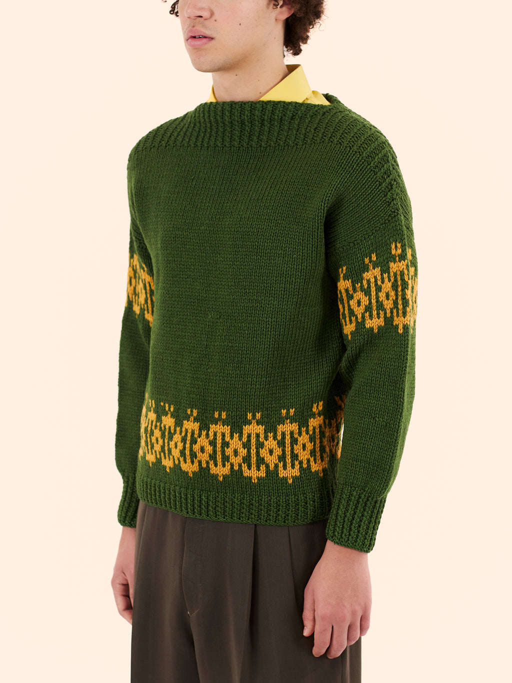 1960'S WOOL FISHERMAN JUMPER