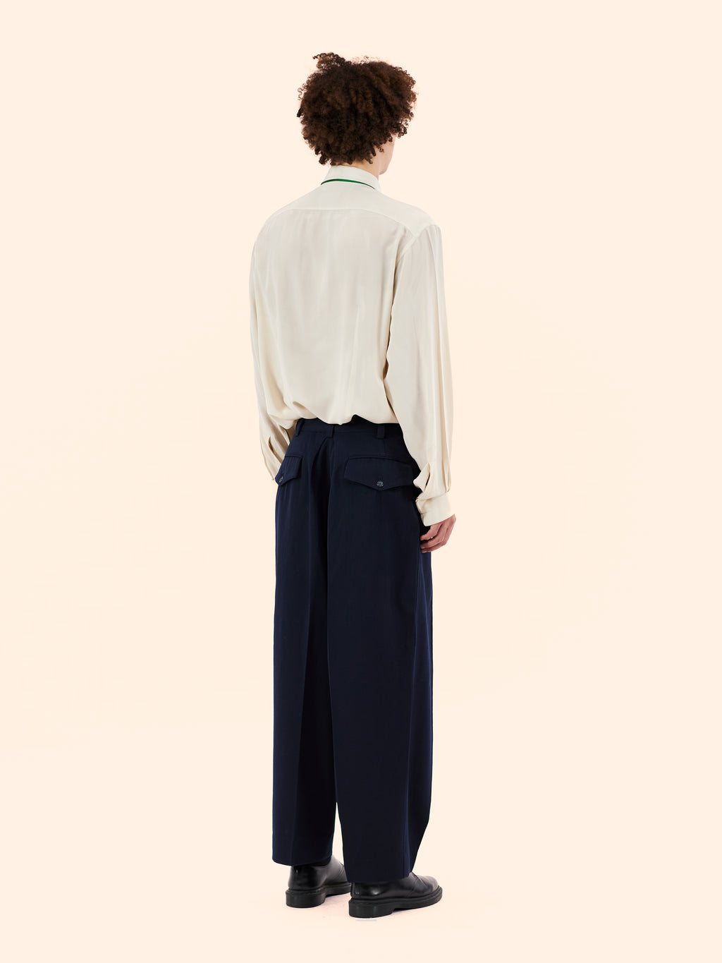 EARLY 1980'S YOHJI YAMAMOTO NAVY TROUSERS