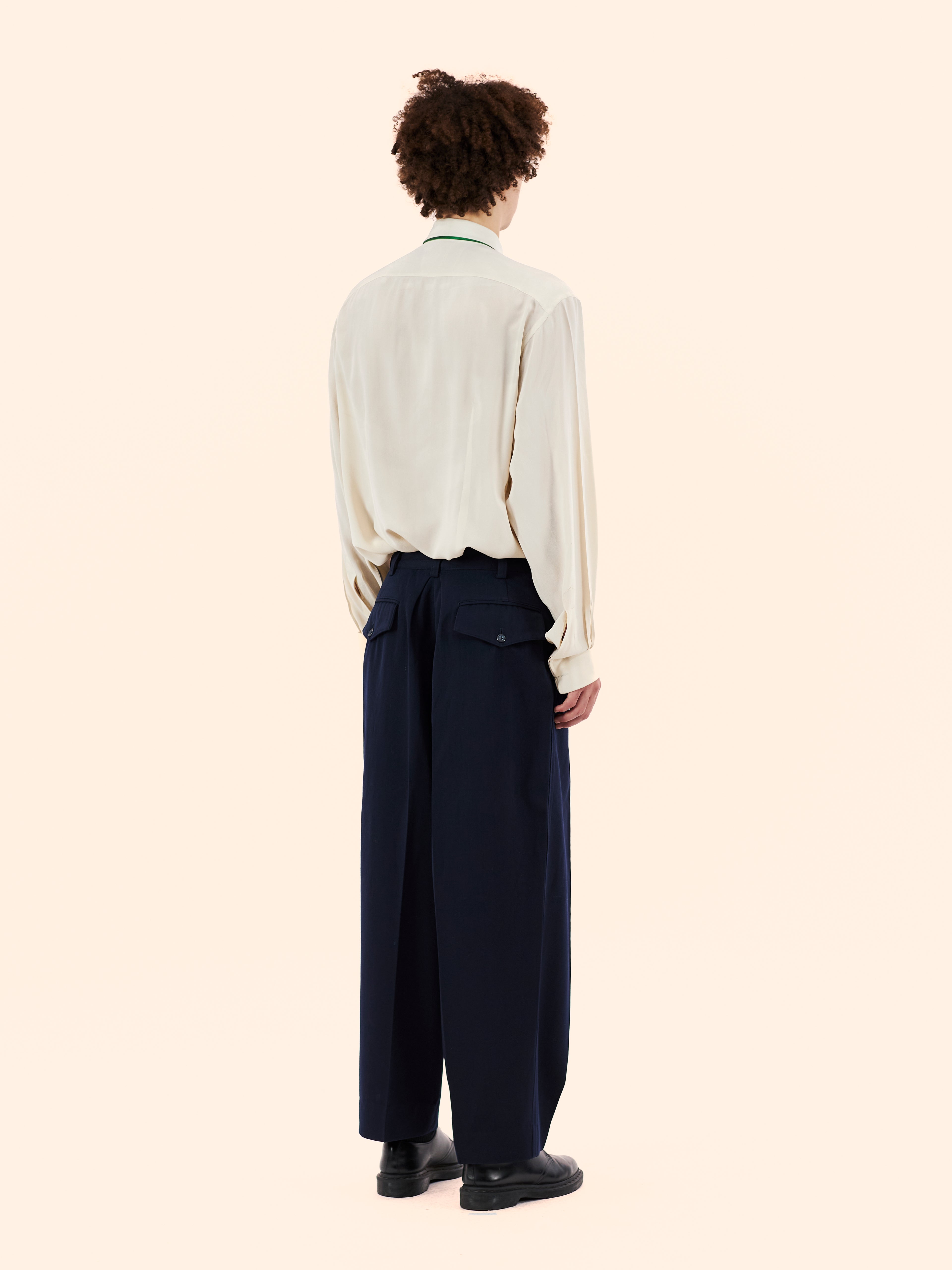 EARLY 1980'S YOHJI YAMAMOTO NAVY TROUSERS