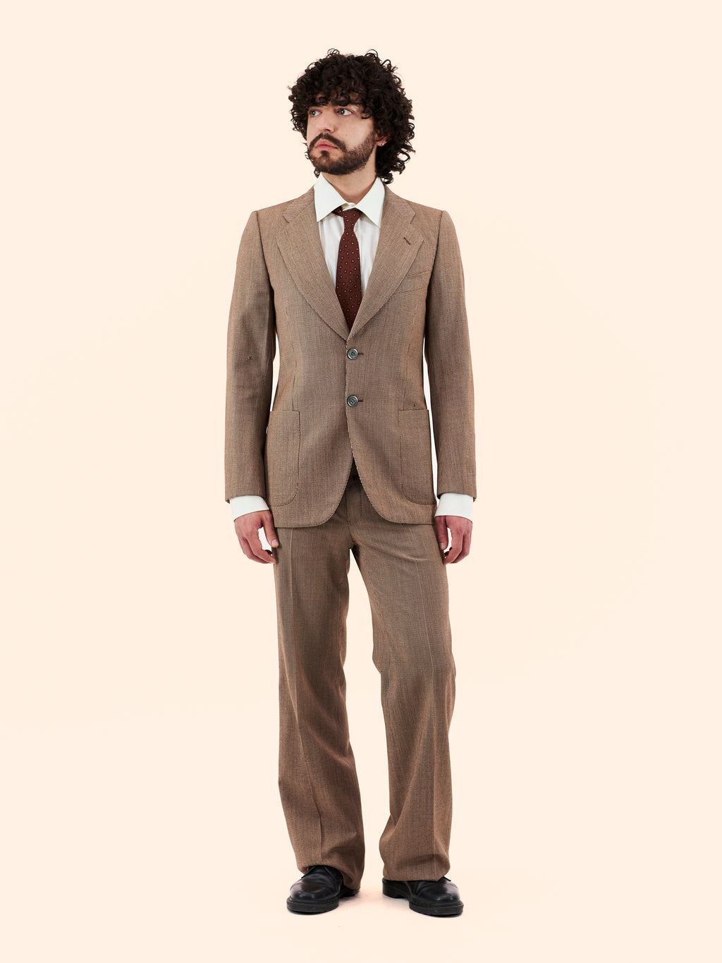 1973 KENTISH EXCLUSIVE HOUNDSTOOTH SUIT